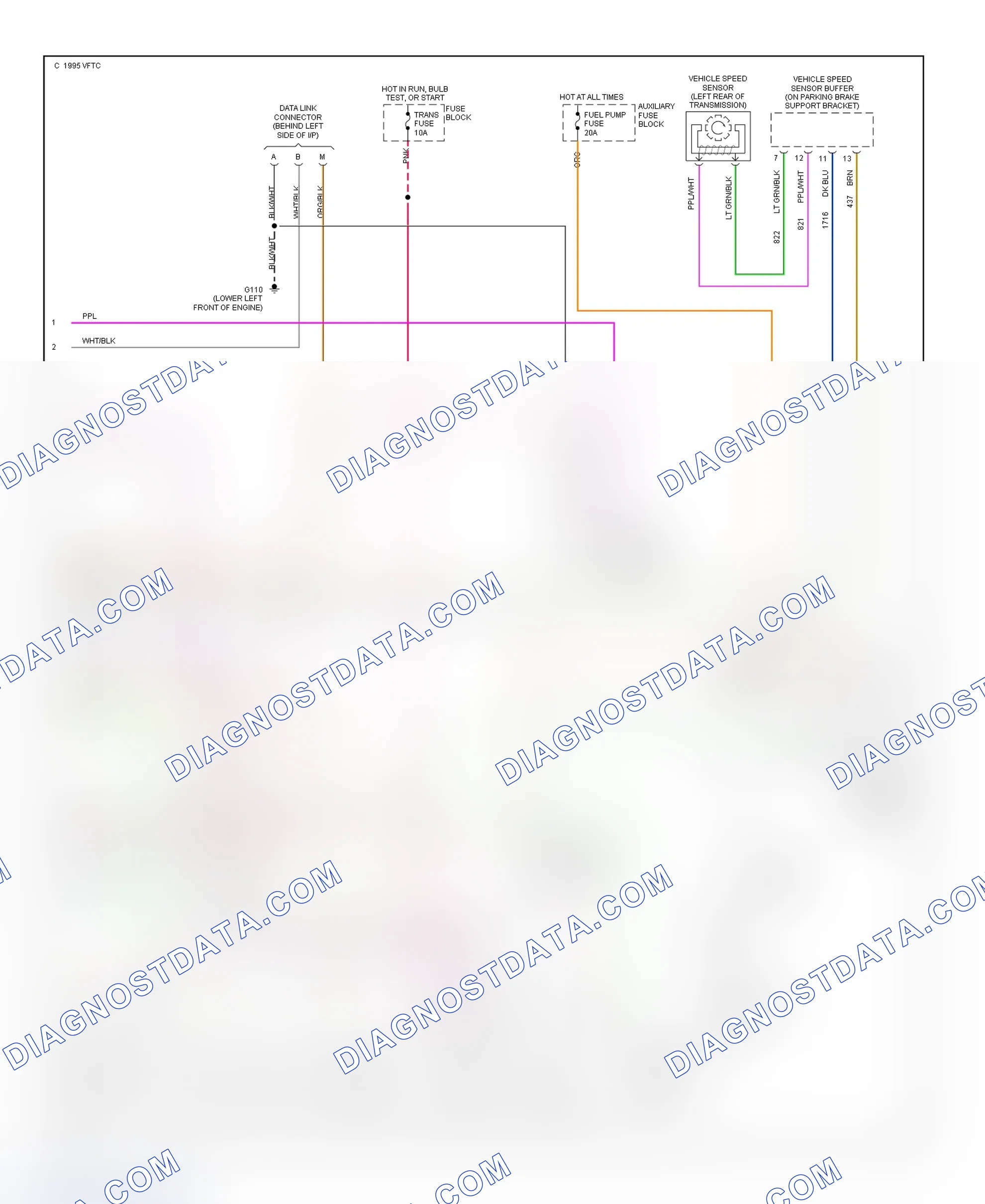 Scheme 322: Wiring Diagram (Van - 4.3L With 4L60-E - 3 Of 3)