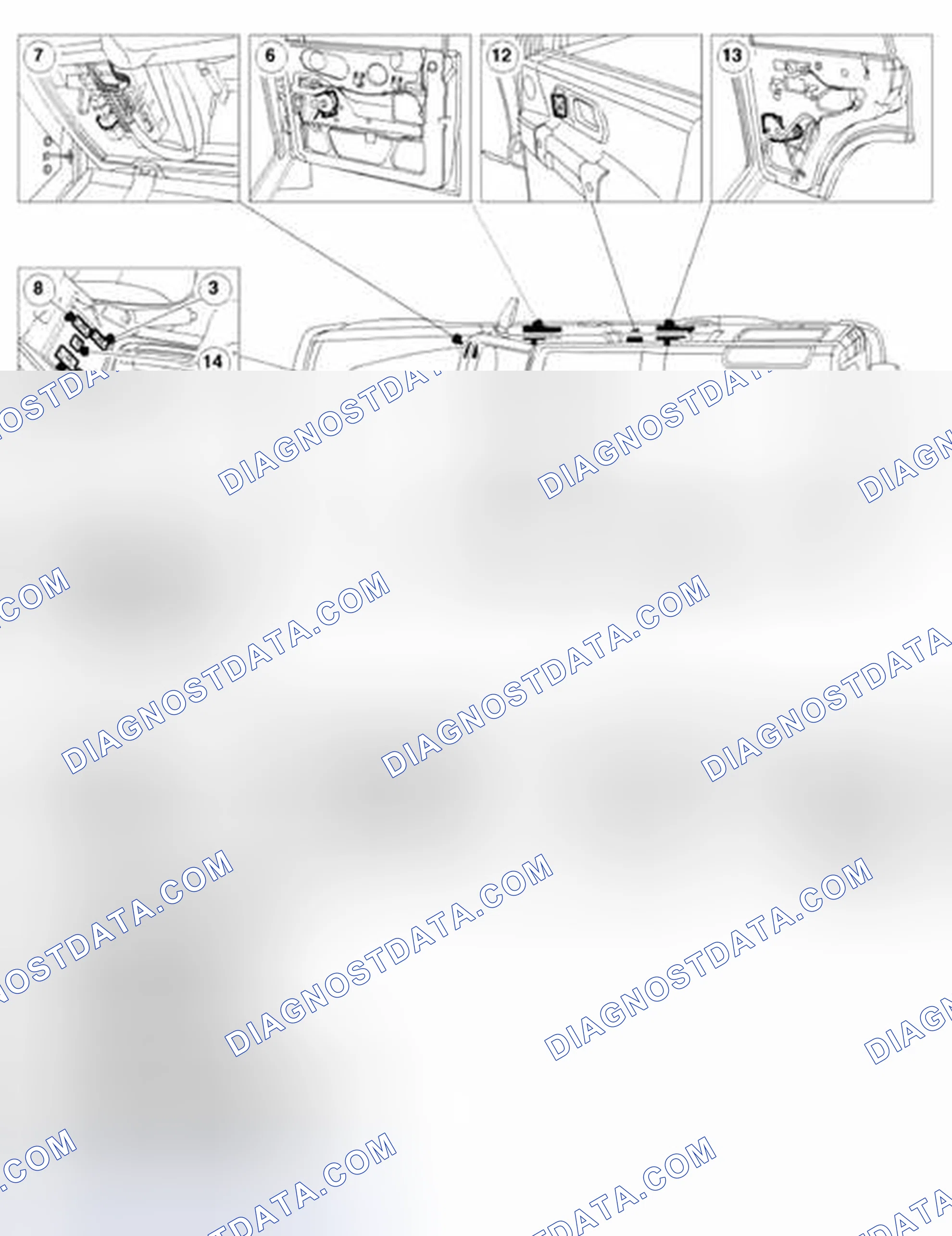 Scheme 2: Electric windows component layout