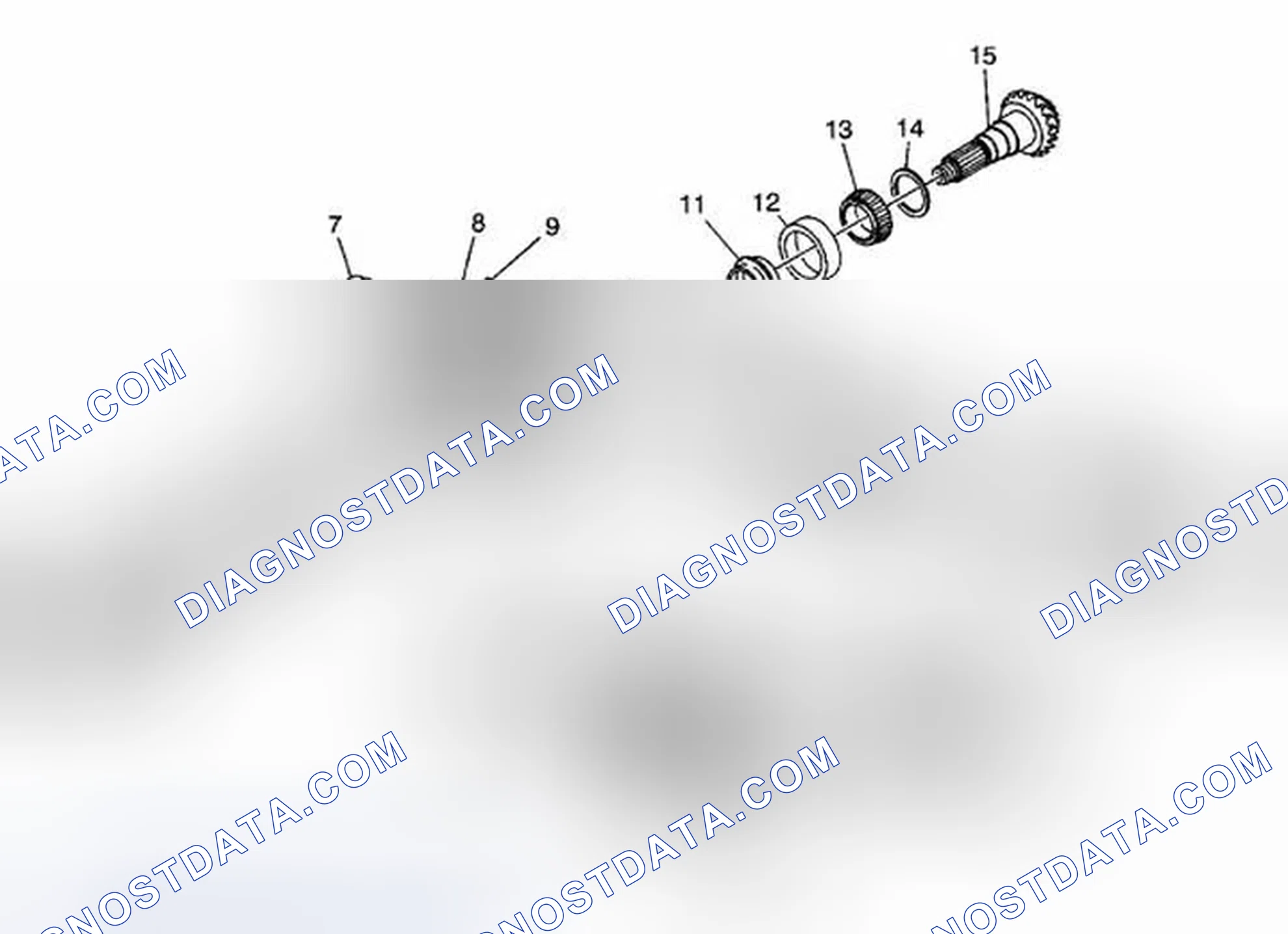 Scheme 7: Transfer Case Disassembled View