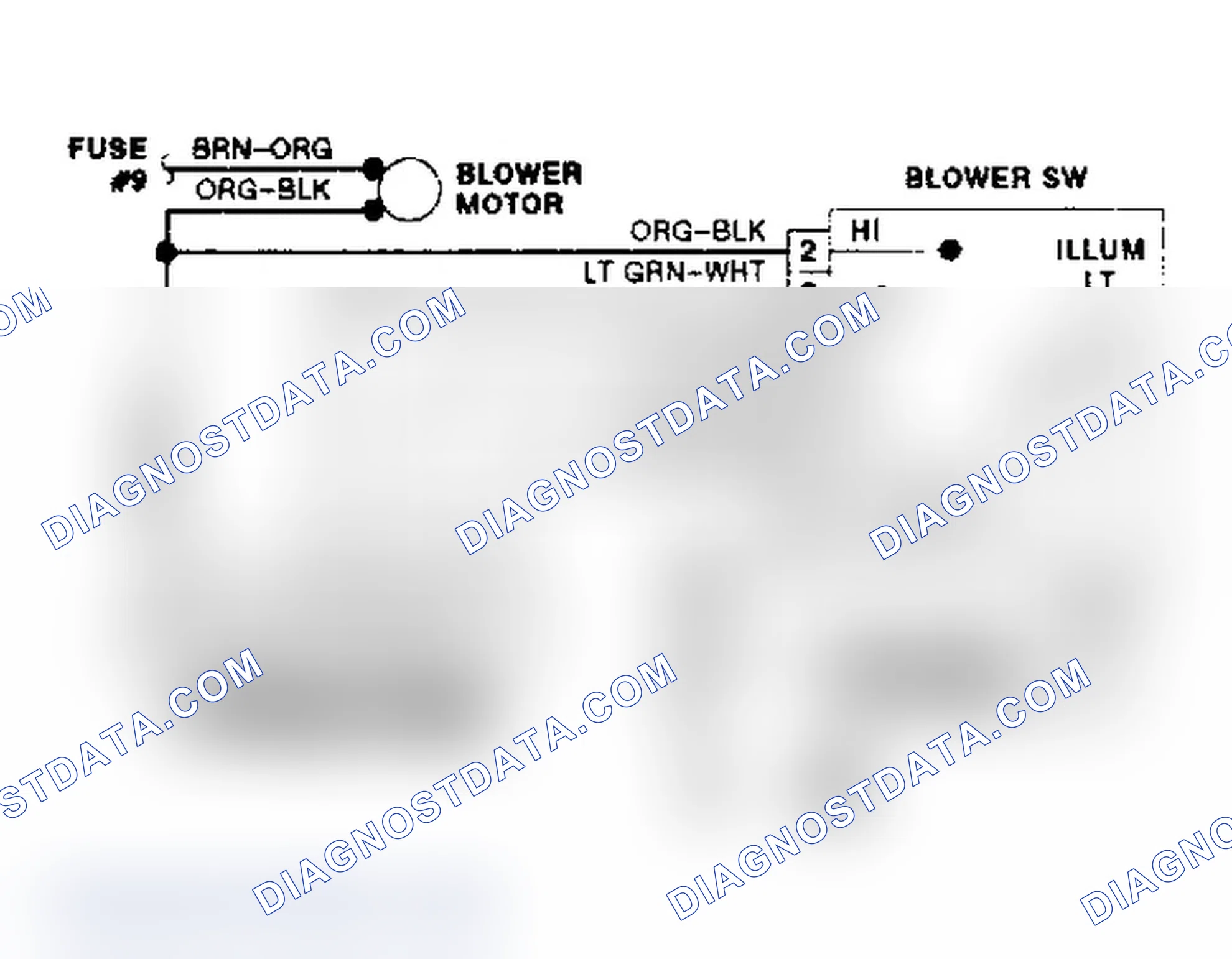 Scheme 4: Bronco II & Ranger Heater Wiring Diagram