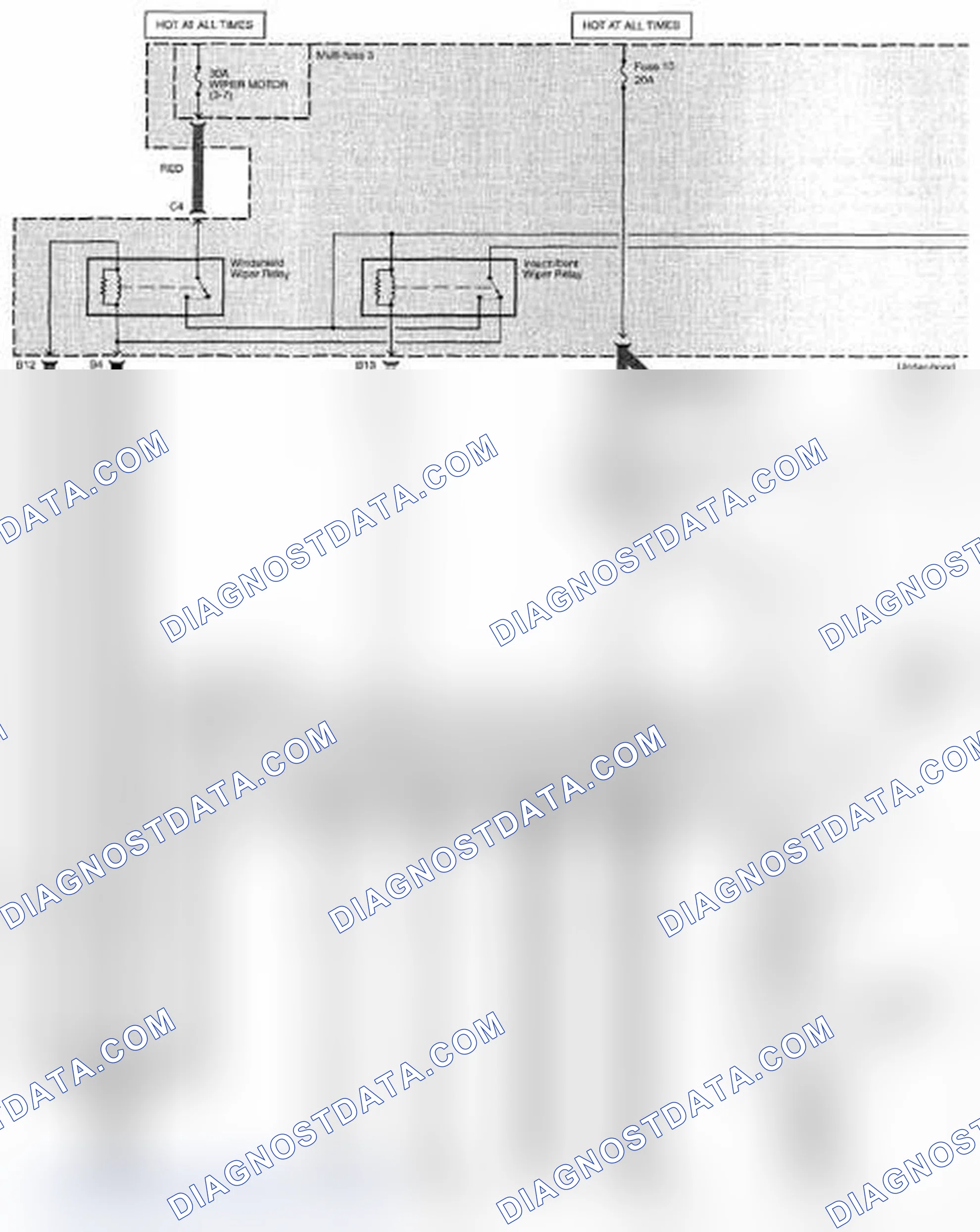 Scheme 327: Wiper/Washer Circuit Diagram(Page 91)