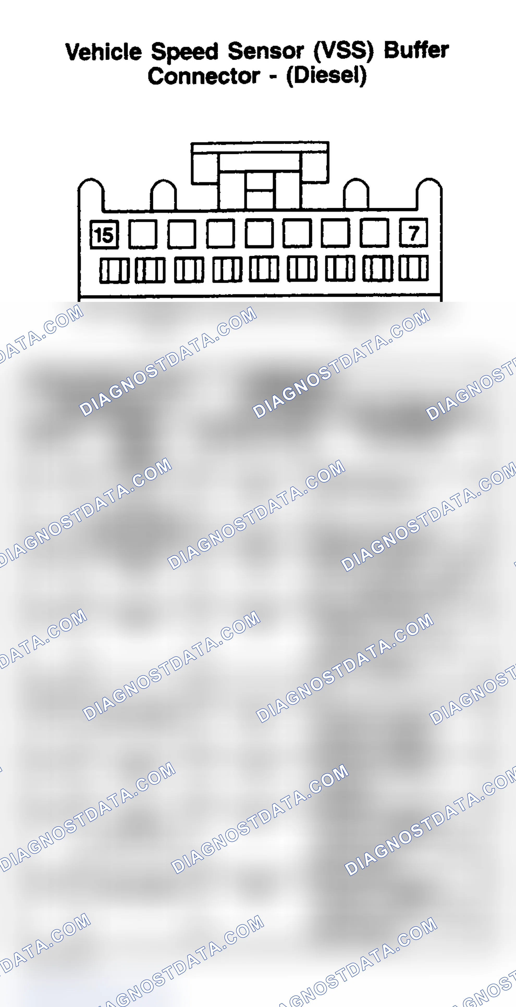Scheme 258: VEHICLE SPEED SENSOR (VSS) BUFFER (DIESEL)