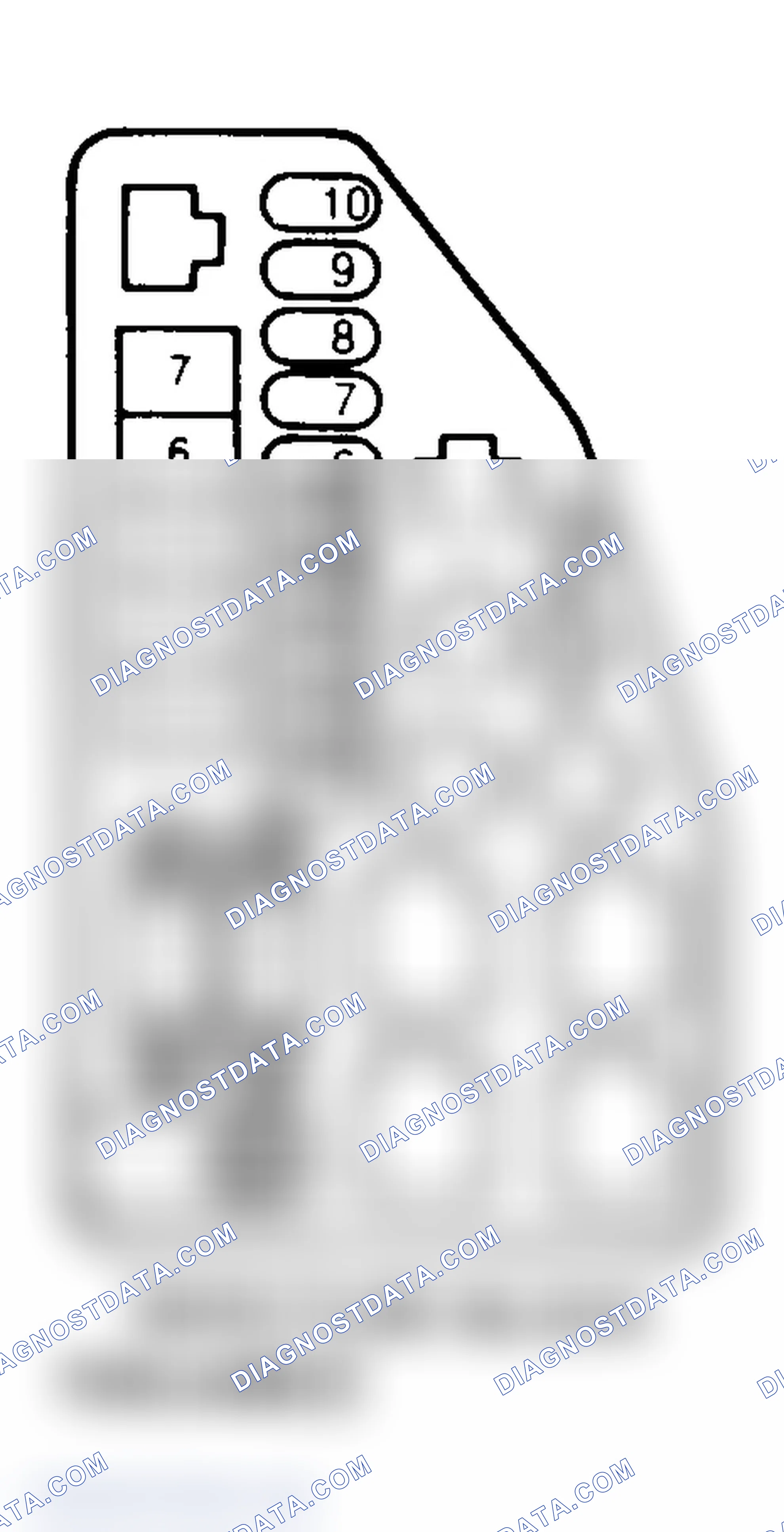 Scheme 4: MAIN UNDERHOOD FUSE PANEL IDENTIFICATION