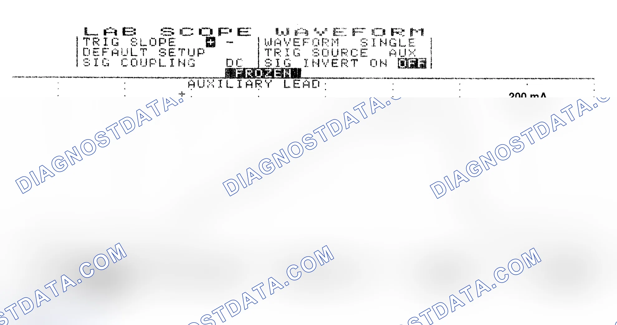Scheme 13: Single Injector w/Normal Current Flow - Current Pattern
