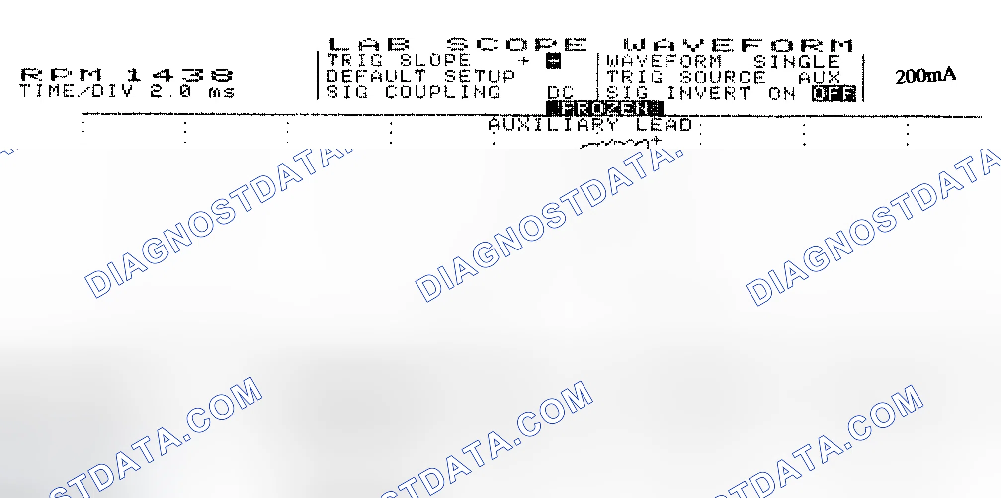 Scheme 15: Single Injector w/Normal Current Flow - Current Pattern