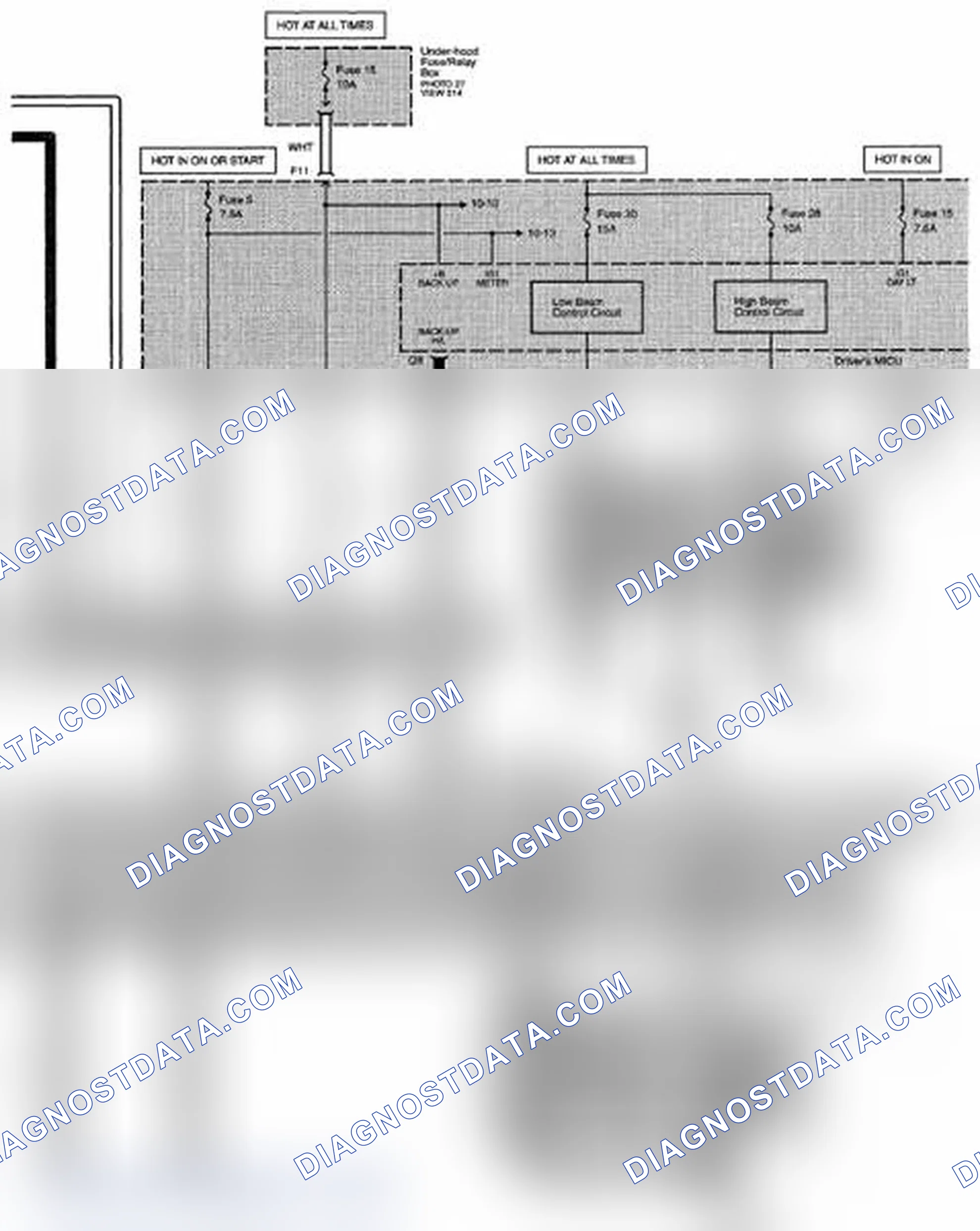 Scheme 229: Headlights Circuit Diagram (Page 110-1)