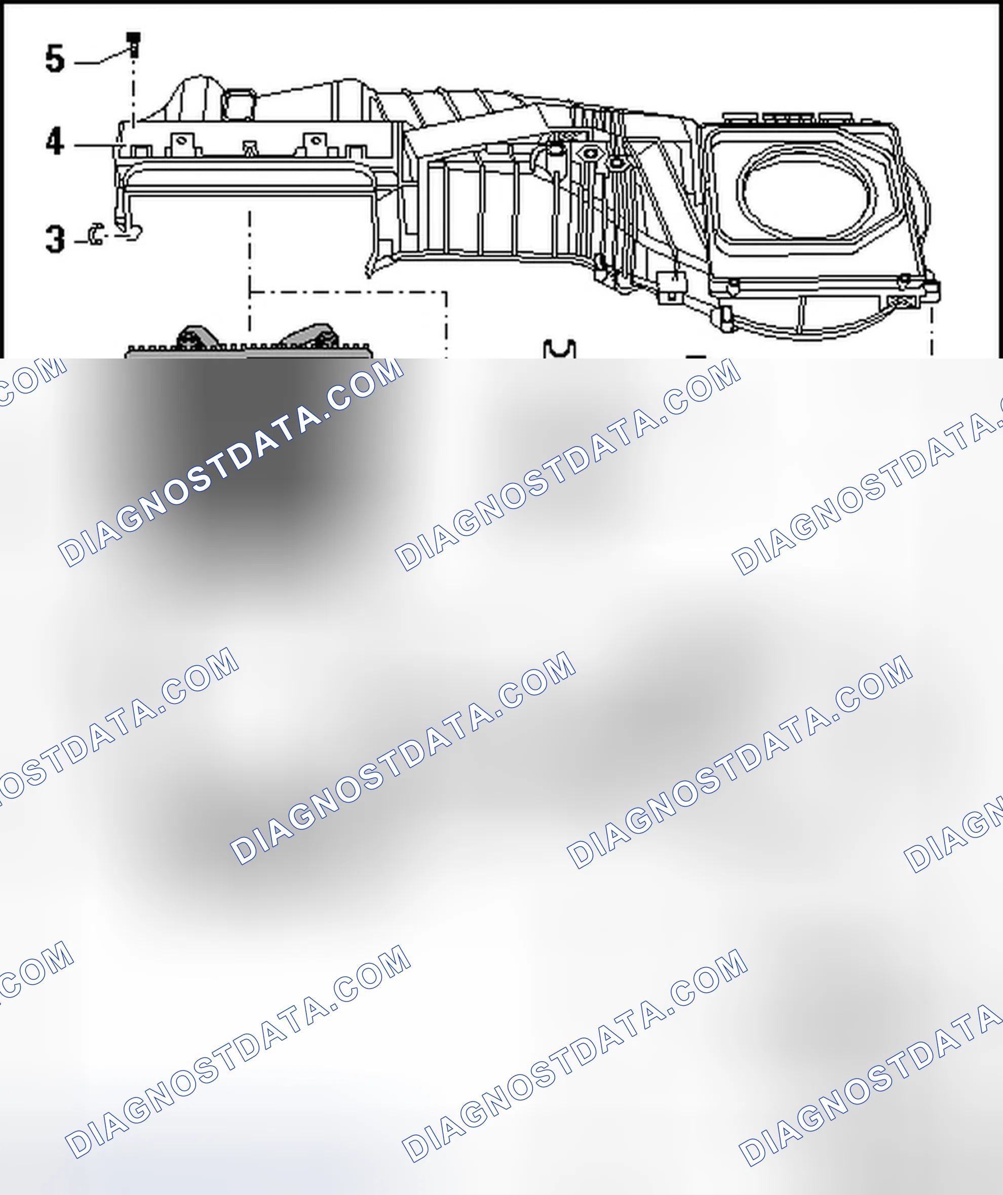 Scheme 128: EVAPORATOR HOUSING