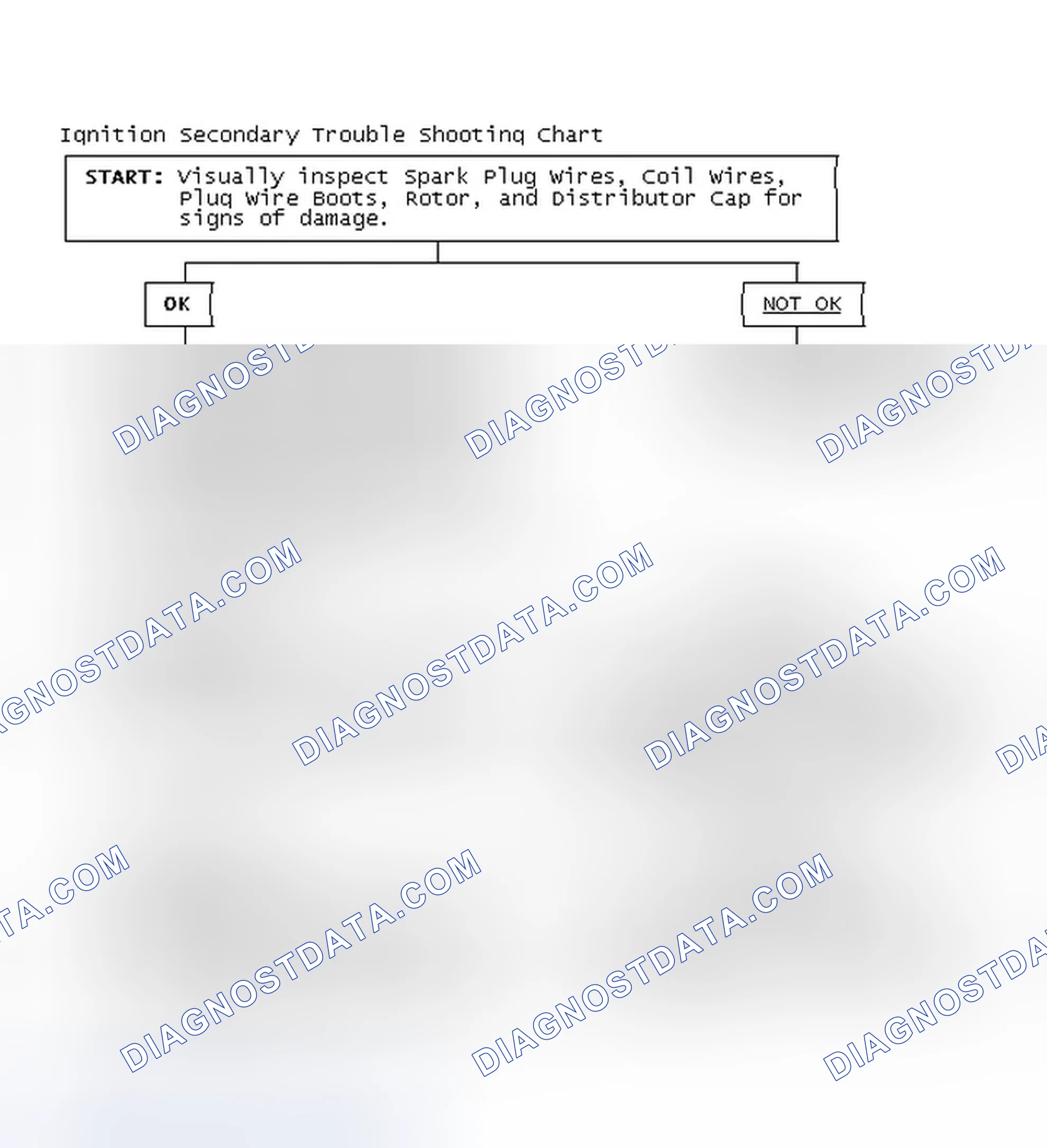 Scheme 1: Ignition Secondary Trouble Shooting Chart