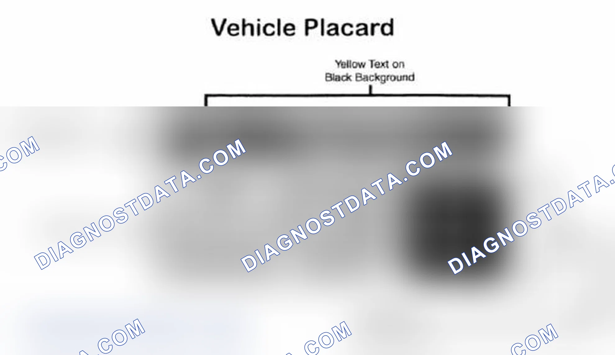 Scheme 28: Vehicle Tire Placard - Typical