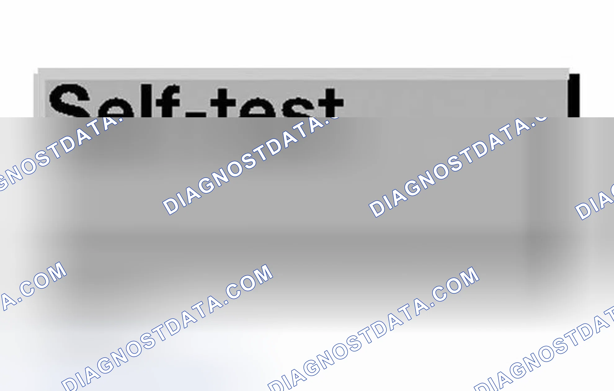Scheme 500: Identifying Self Test