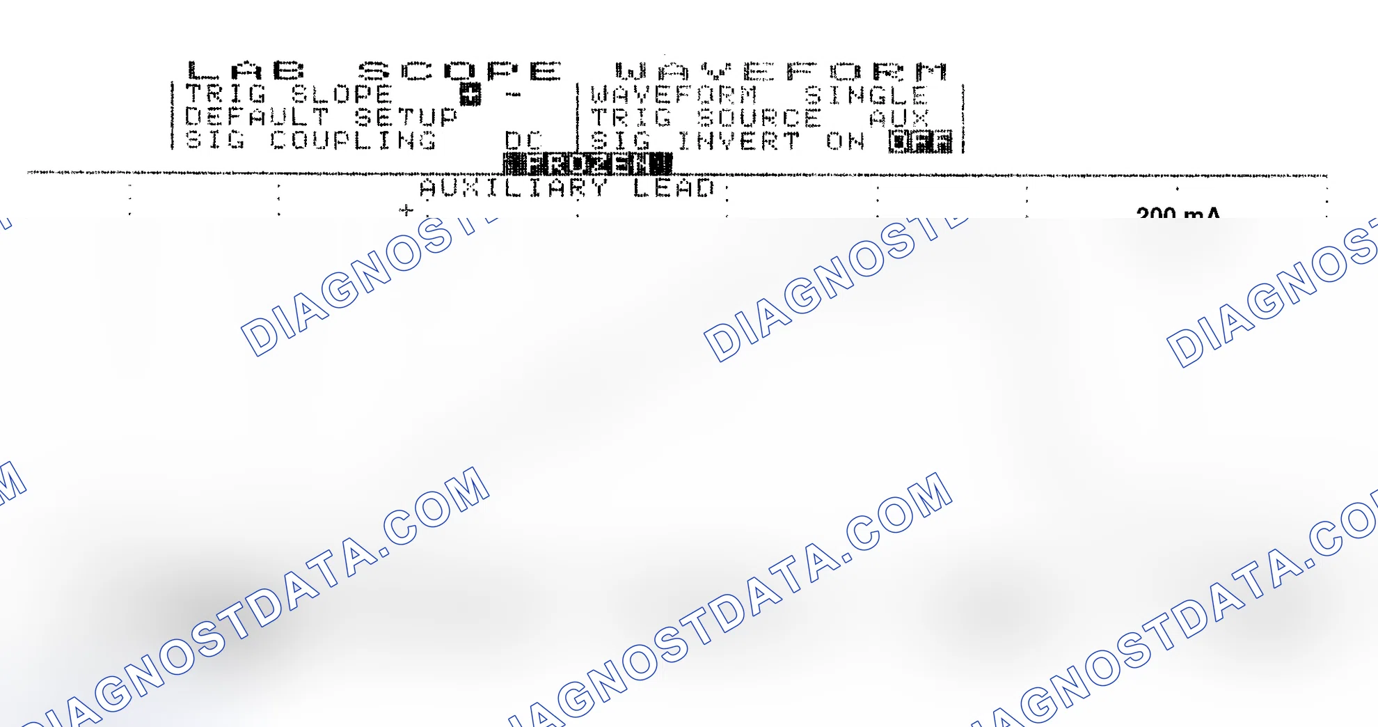 Scheme 13: Single Injector w/Normal Current Flow - Current Pattern