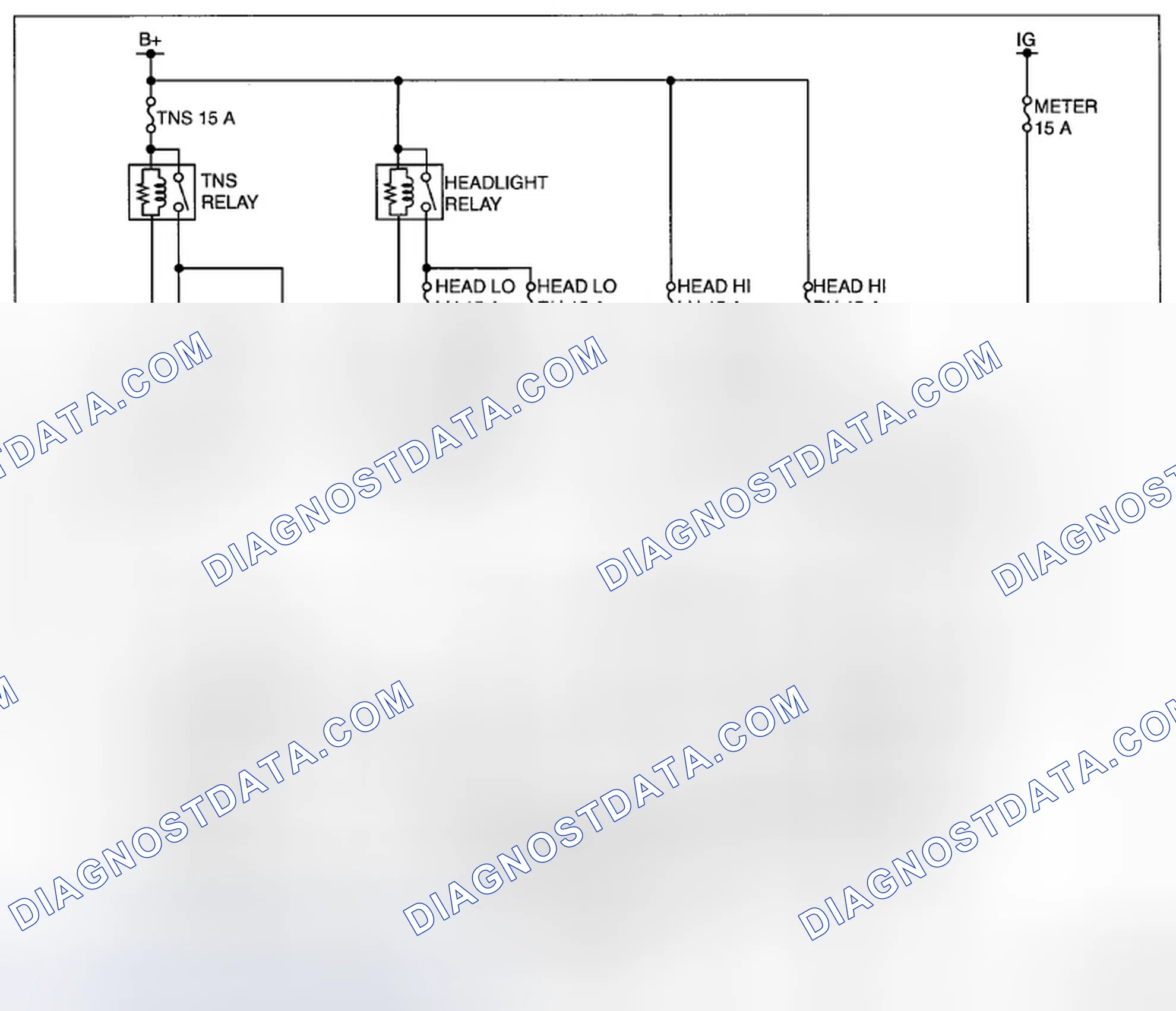 Scheme 38: ON-BOARD DIAGNOSTIC WIRING DIAGRAM [AUTO LIGHT/WIPER CONTROL MODULE]