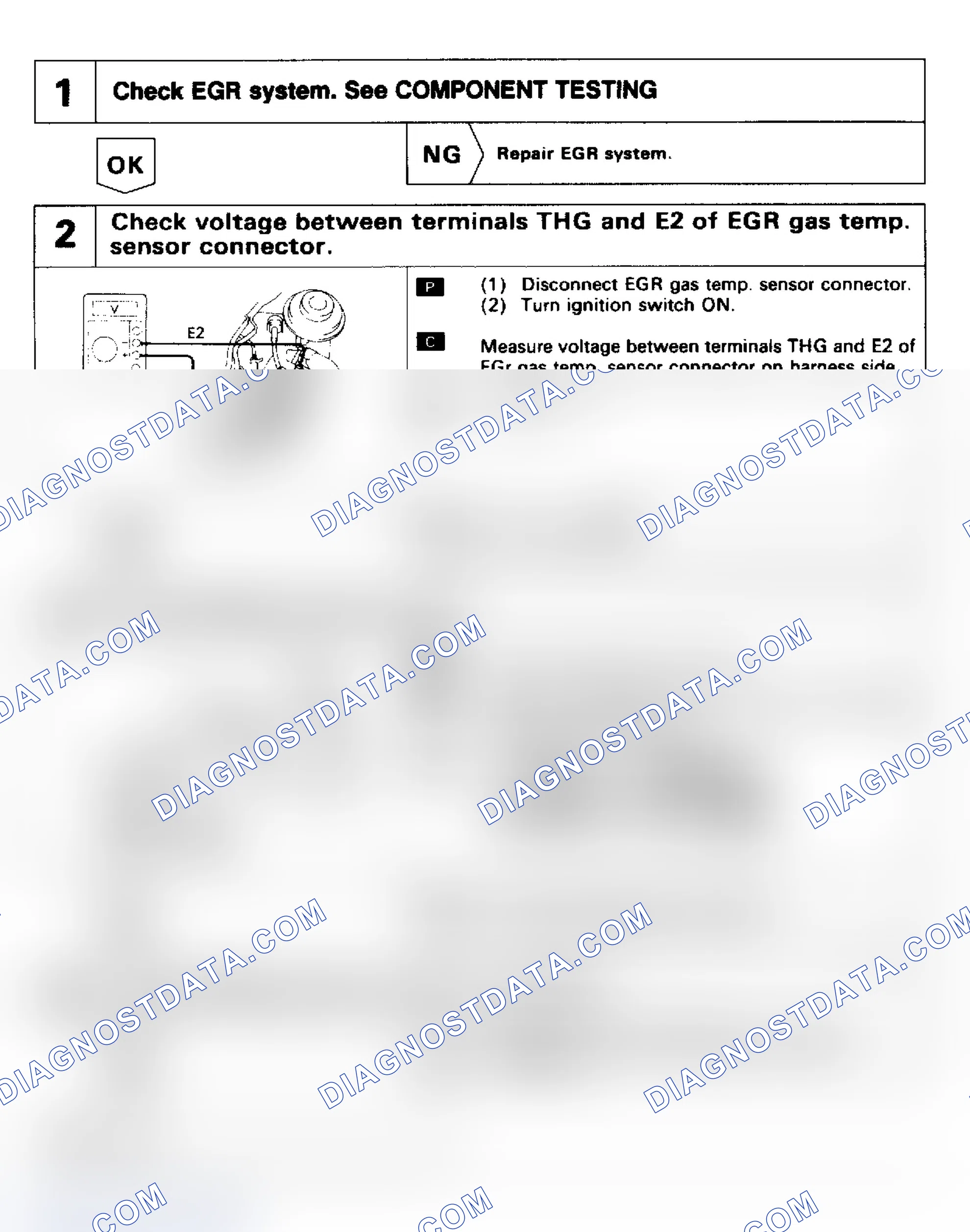 Scheme 37: Code 71: EGR System Malfunction (Calif) (1 of 2)