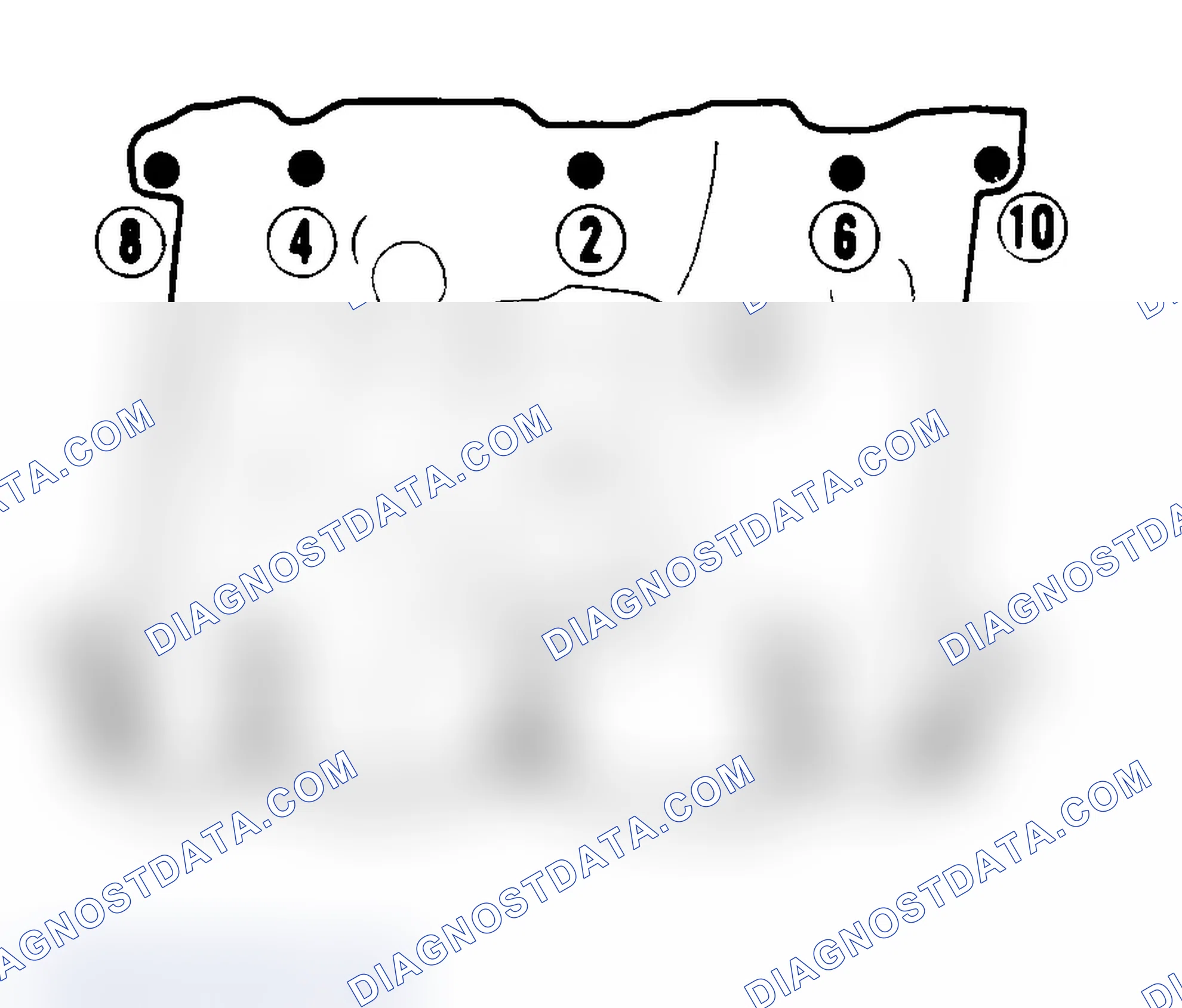 Scheme 1: Intake Manifold Tightening Sequence