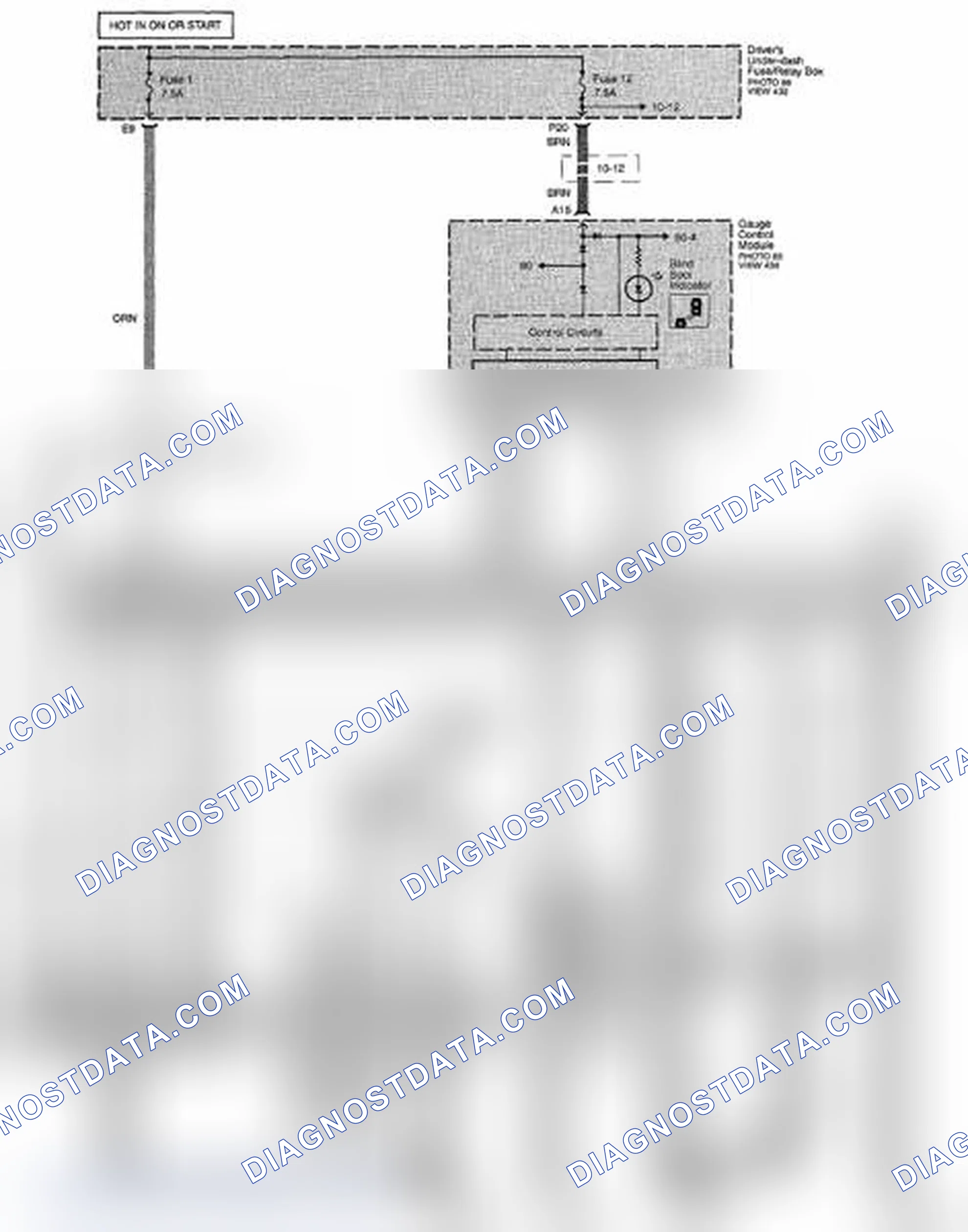 Scheme 219: Blind Spot Information System Circuit Diagram (Page 86)