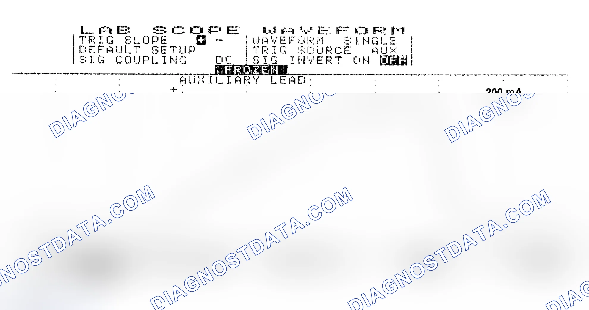 Scheme 13: Single Injector w/Normal Current Flow - Current Pattern