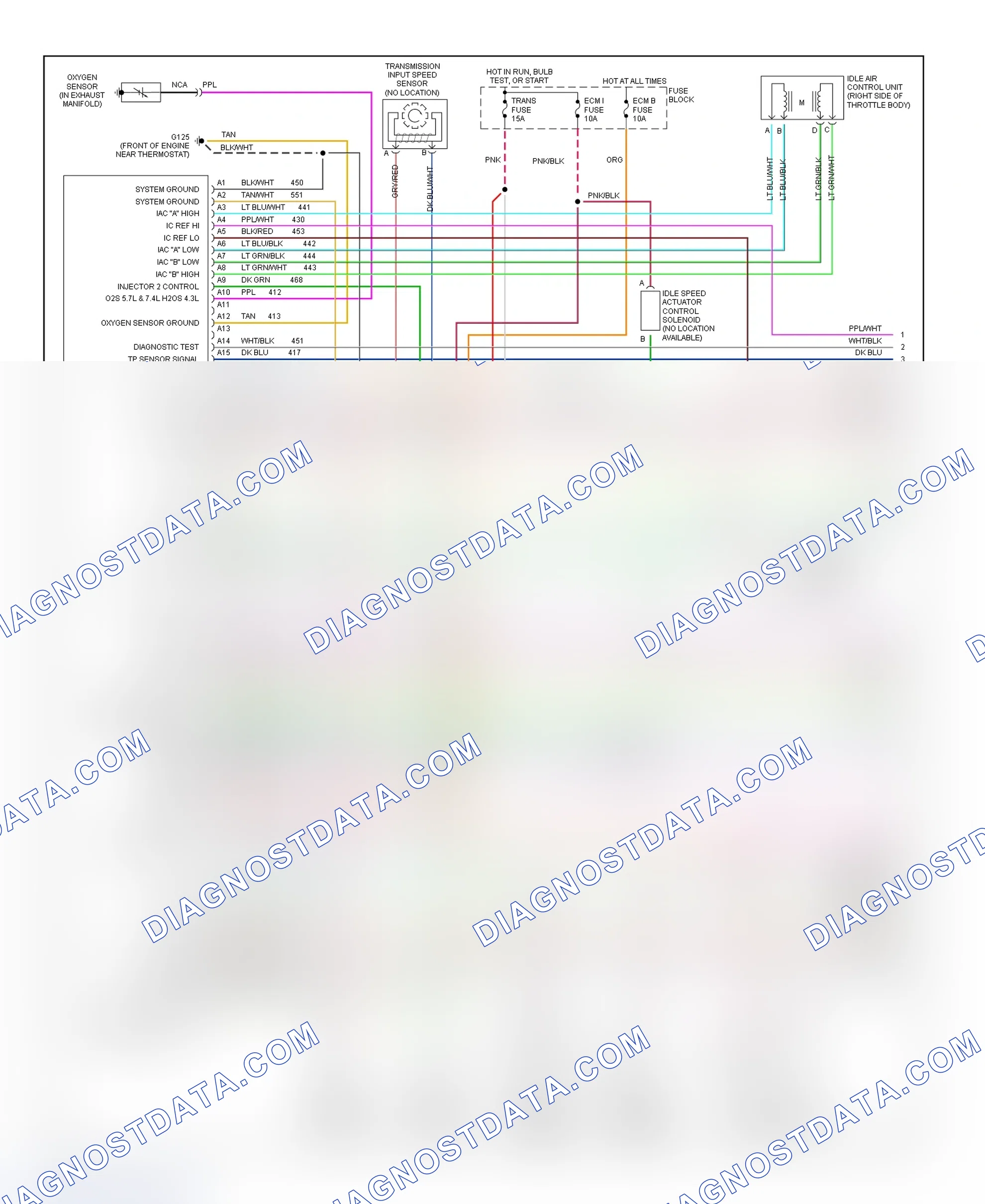 Scheme 391: Wiring Diagram (Van - 7.4L With 4L80-E - 1 Of 3)