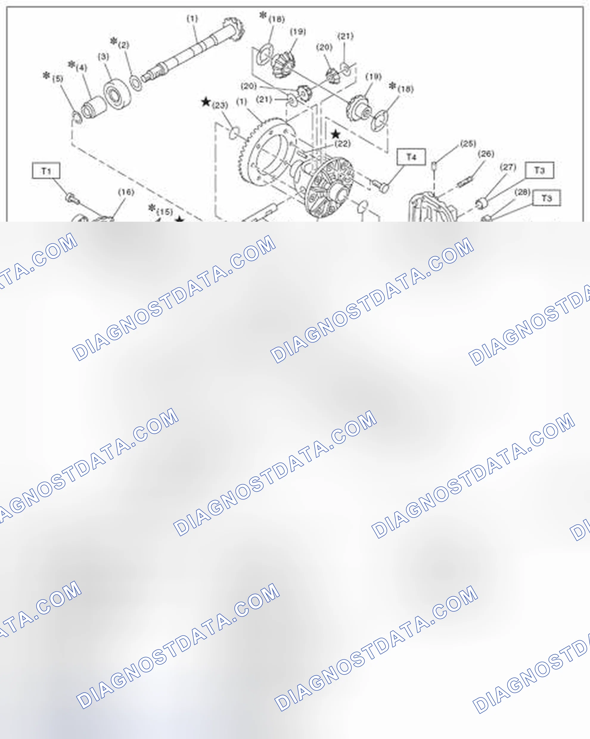 Scheme 92: REAR DIFFERENTIAL (T-TYPE)