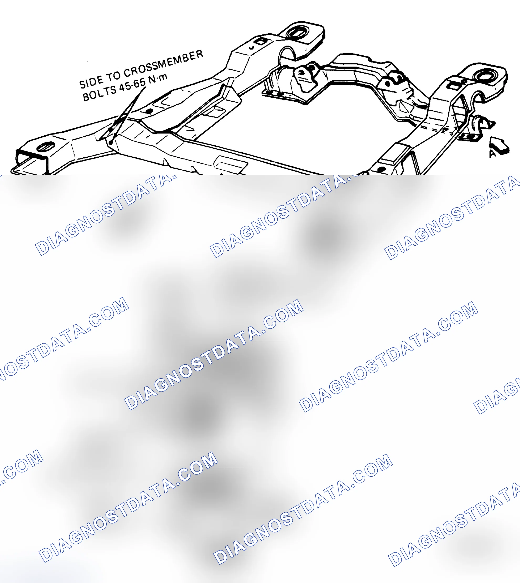 Scheme 15: Transaxle Mount Hole Location