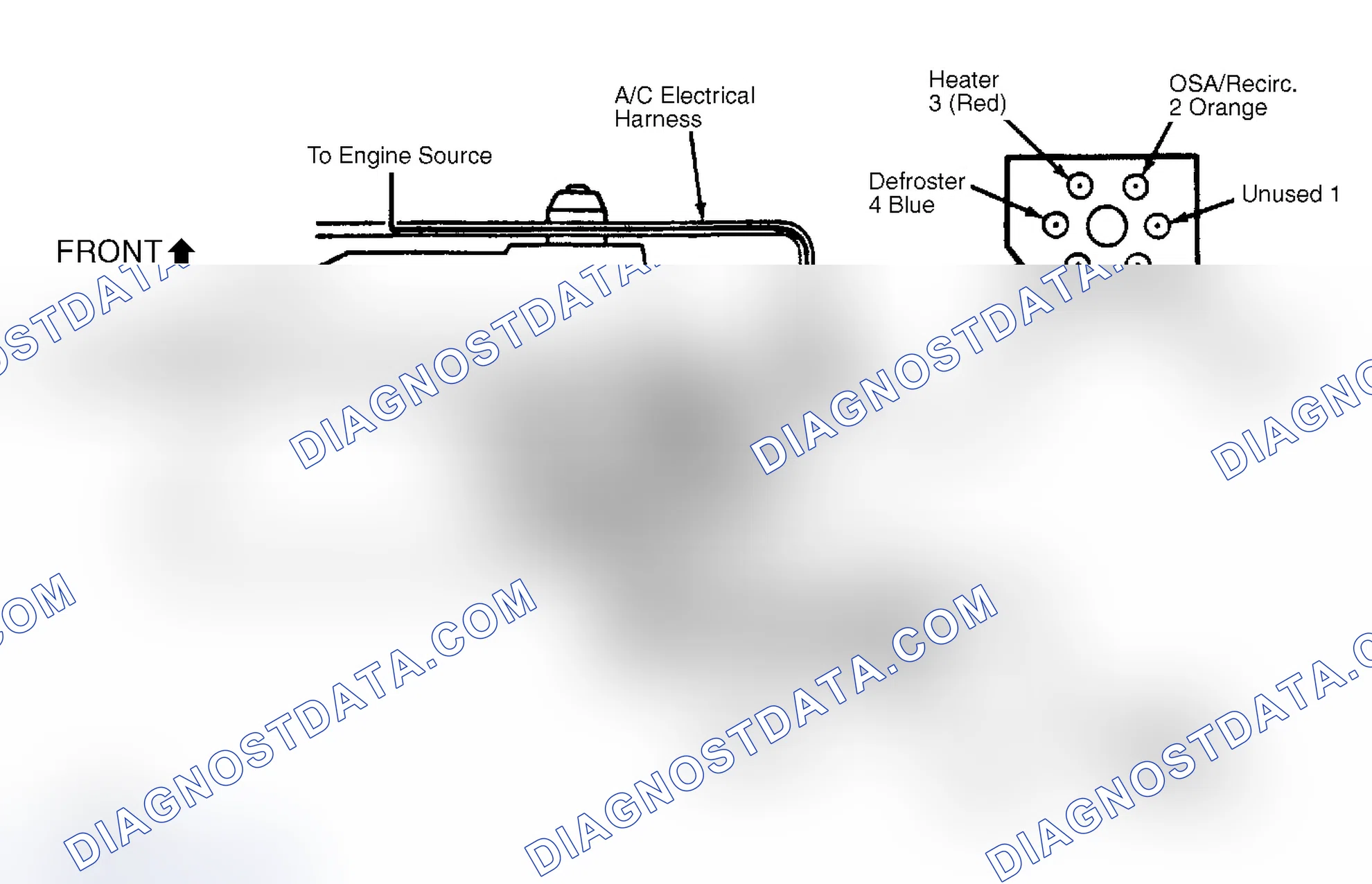 Scheme 18: Skyhawk Electronic Touch Climate Control Vacuum Diagram
