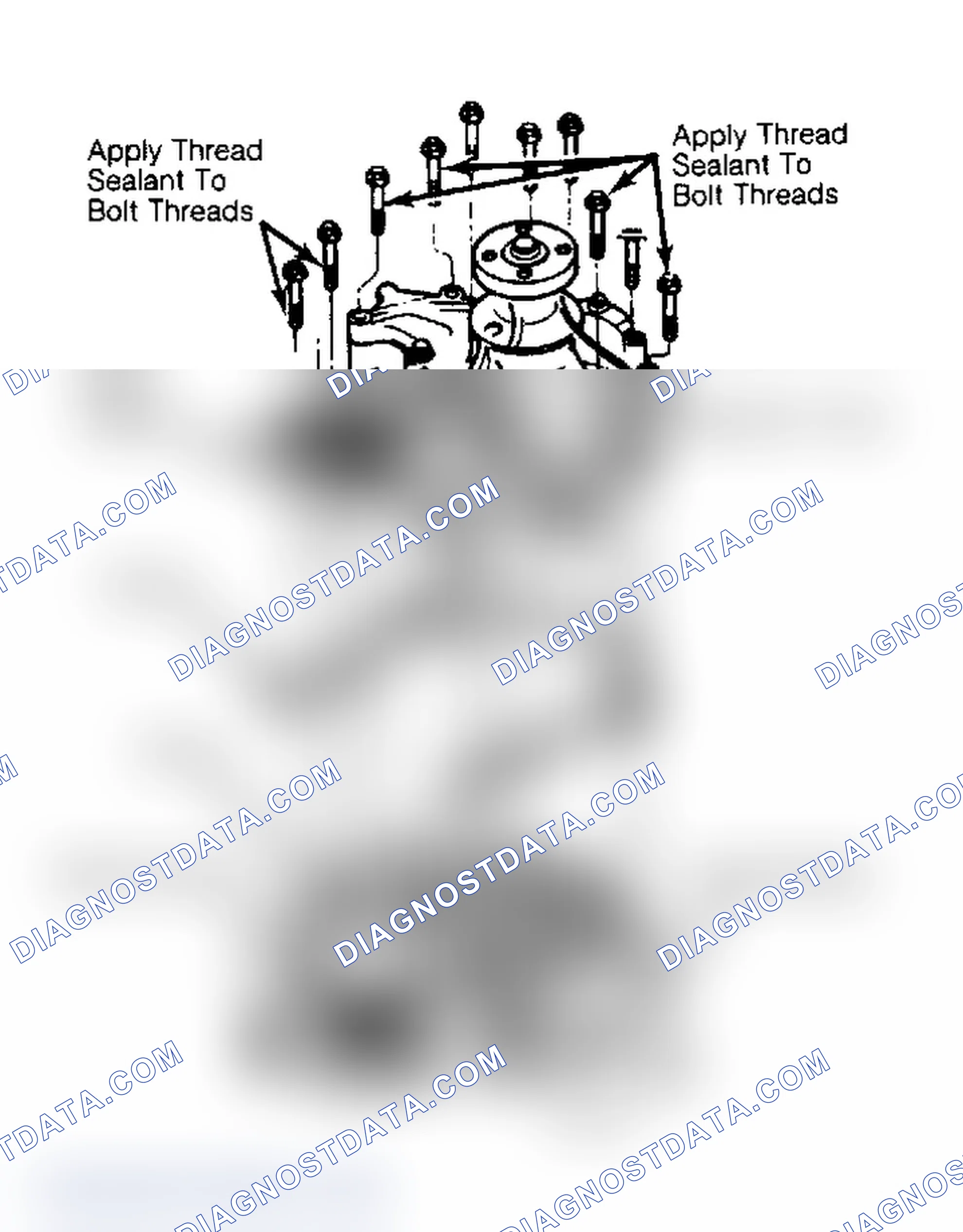 Scheme 5: Exploded View of Timing Cover