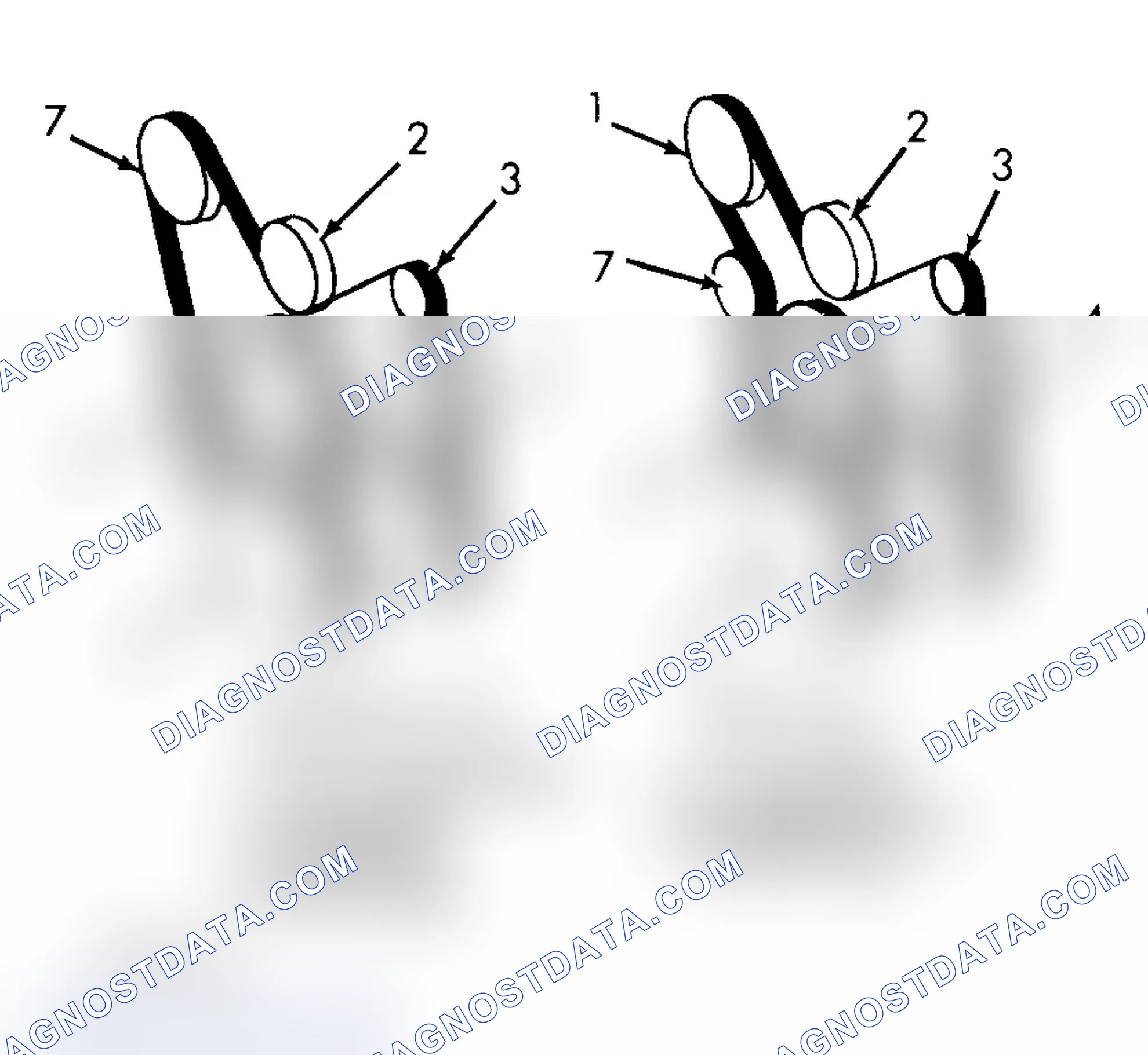 Scheme 5: SERPENTINE BELT ROUTING (4.3L, 5.0L & 5.7L)
