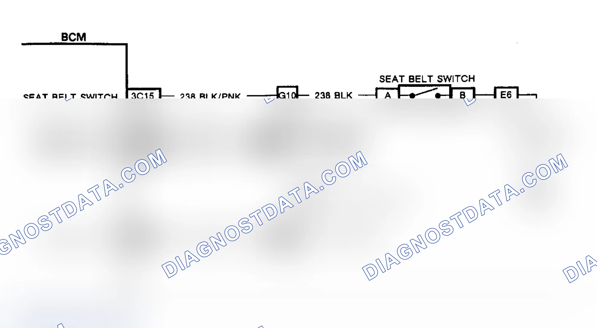 Scheme 288: Seat Belt Telltale & Chime Circuit Diagram