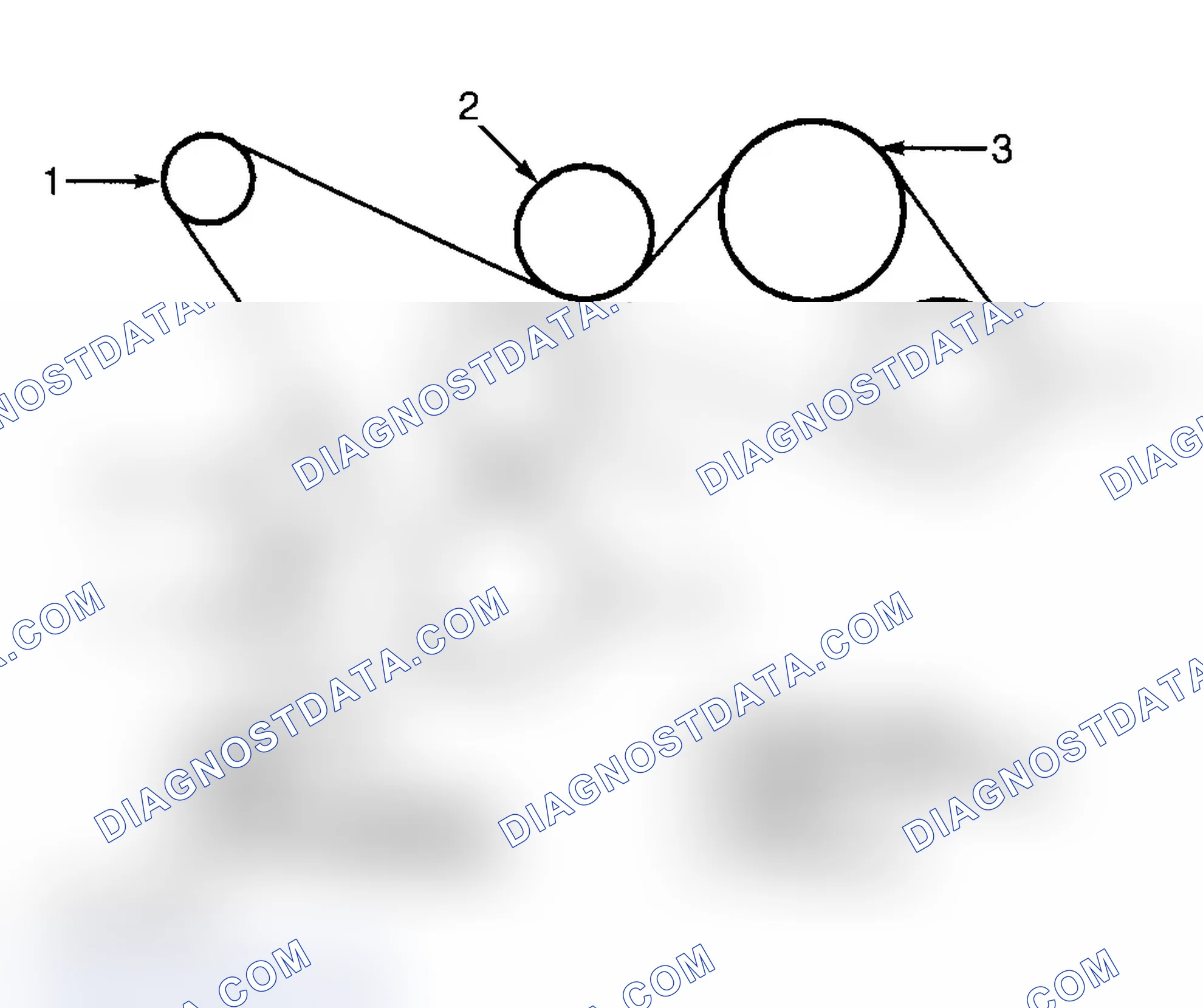 Scheme 24: Drive Belt Routing (5.0L Explorer & Mountaineer)