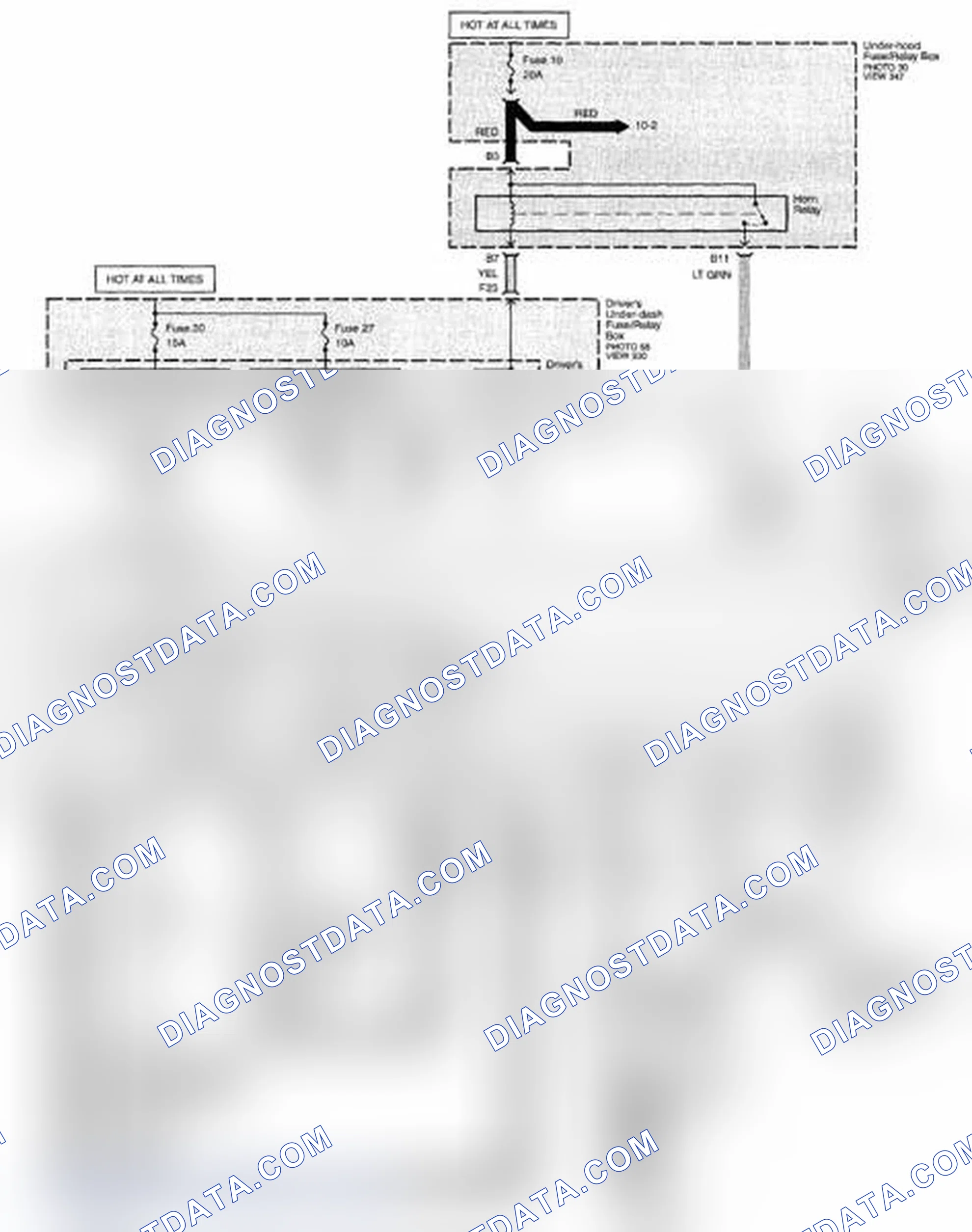 Scheme 380: Keyless/Power Door Locks/Security System Circuit Diagram (Page 130-5)
