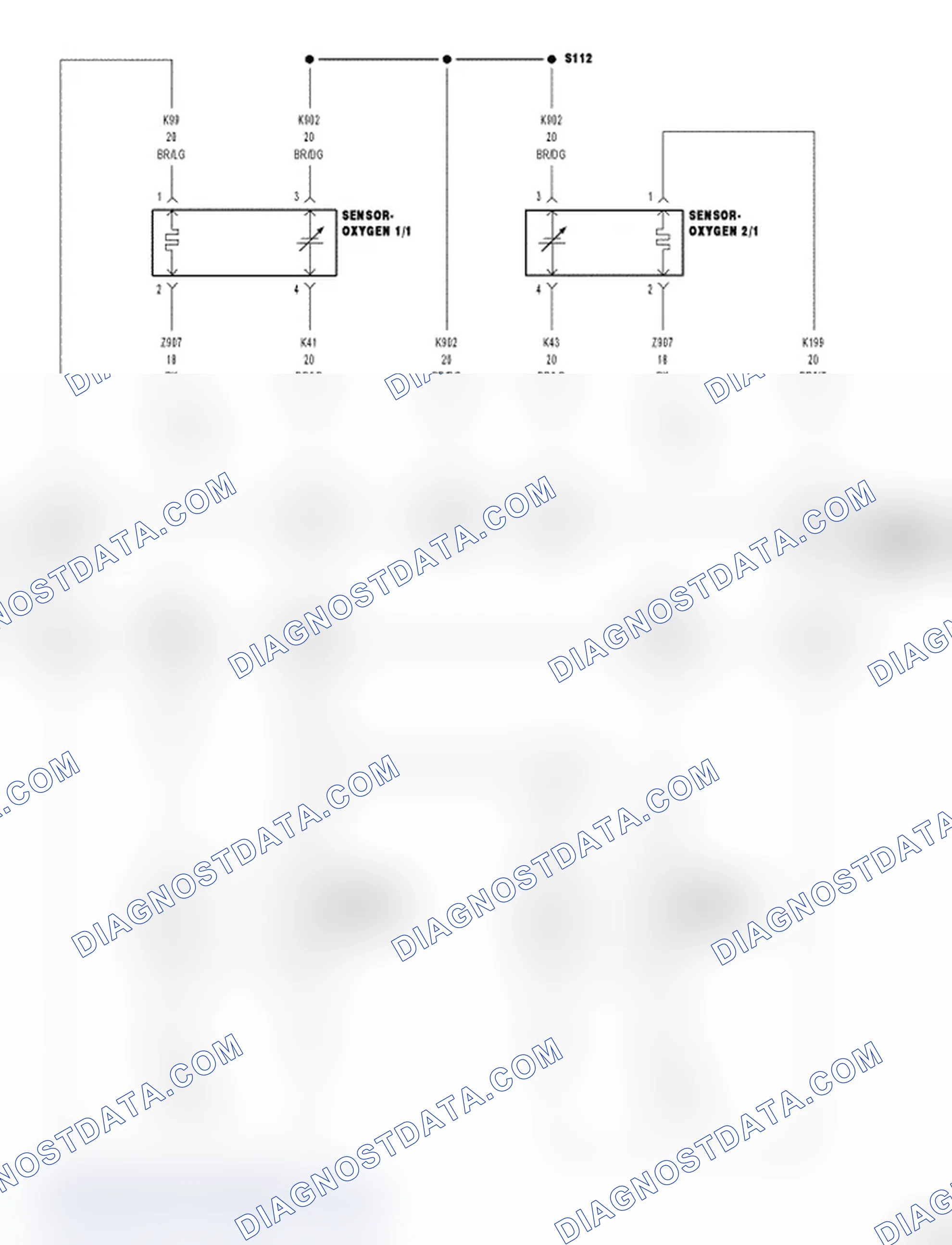Scheme 567: *CHECKING THE OXYGEN SENSOR OPERATION