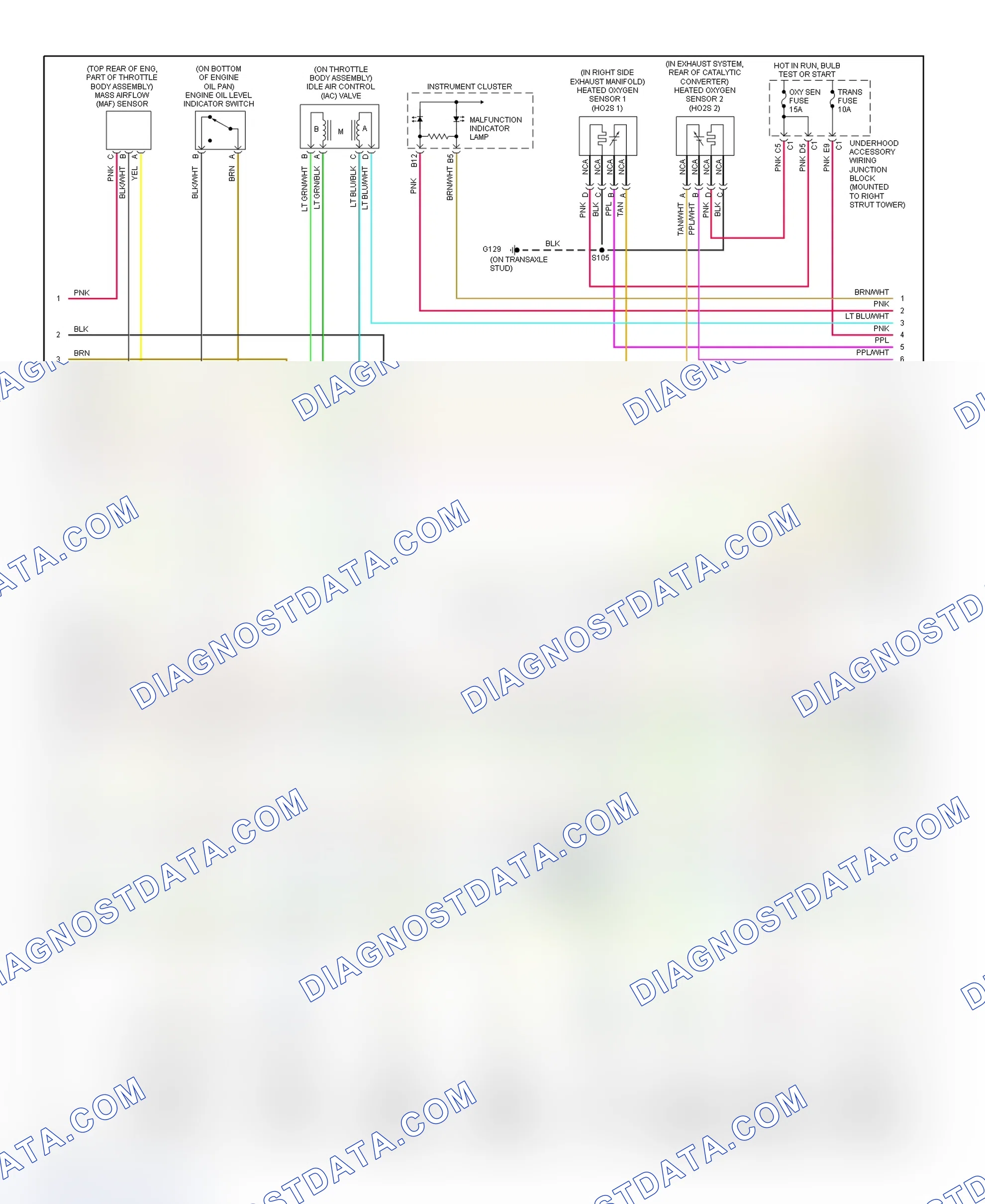 Scheme 153: PCM Wiring Diagram (Regal - 3.8L VIN K - 3 Of 4)