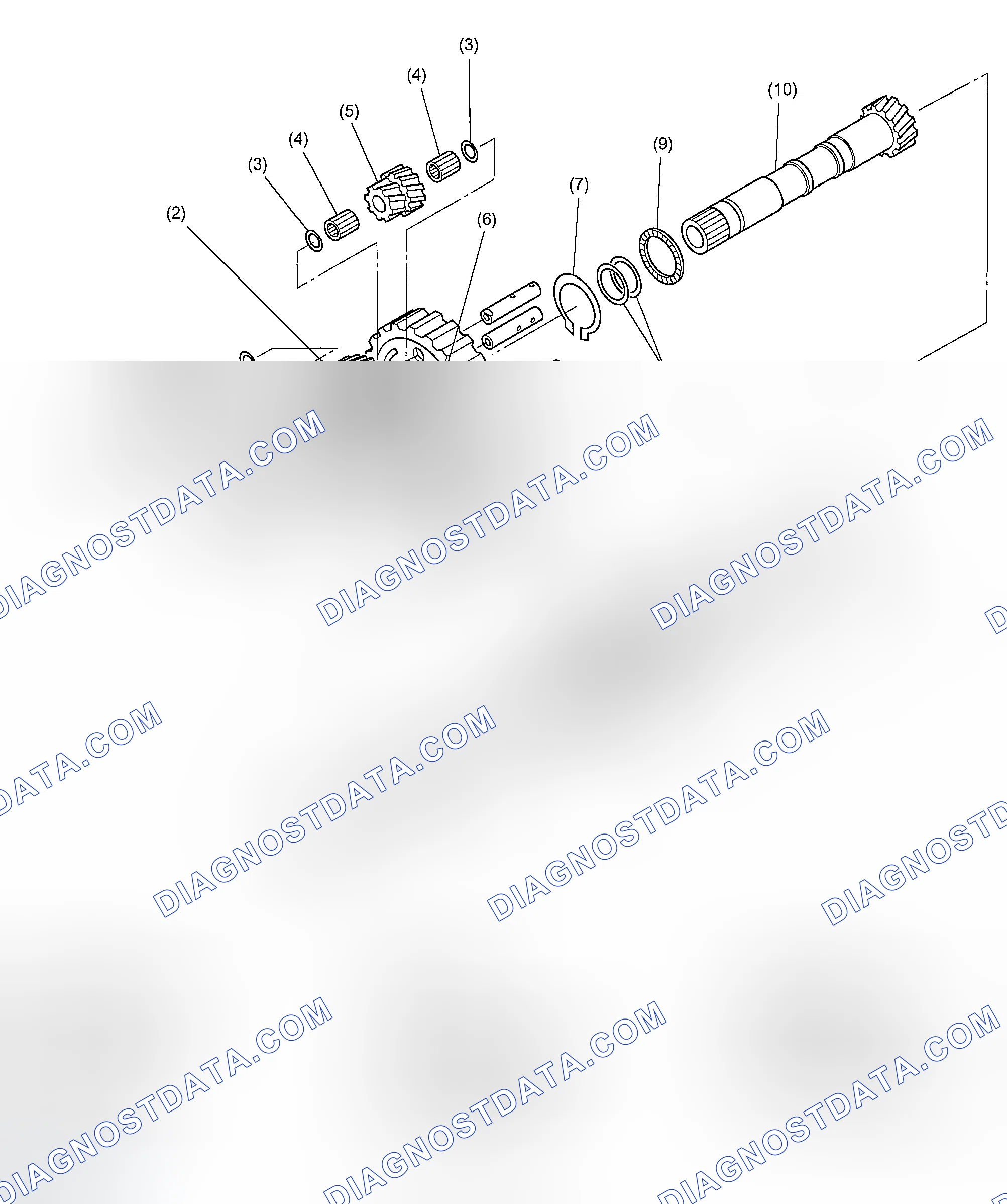 Scheme 837: CENTER DIFFERENTIAL ASSEMBLY