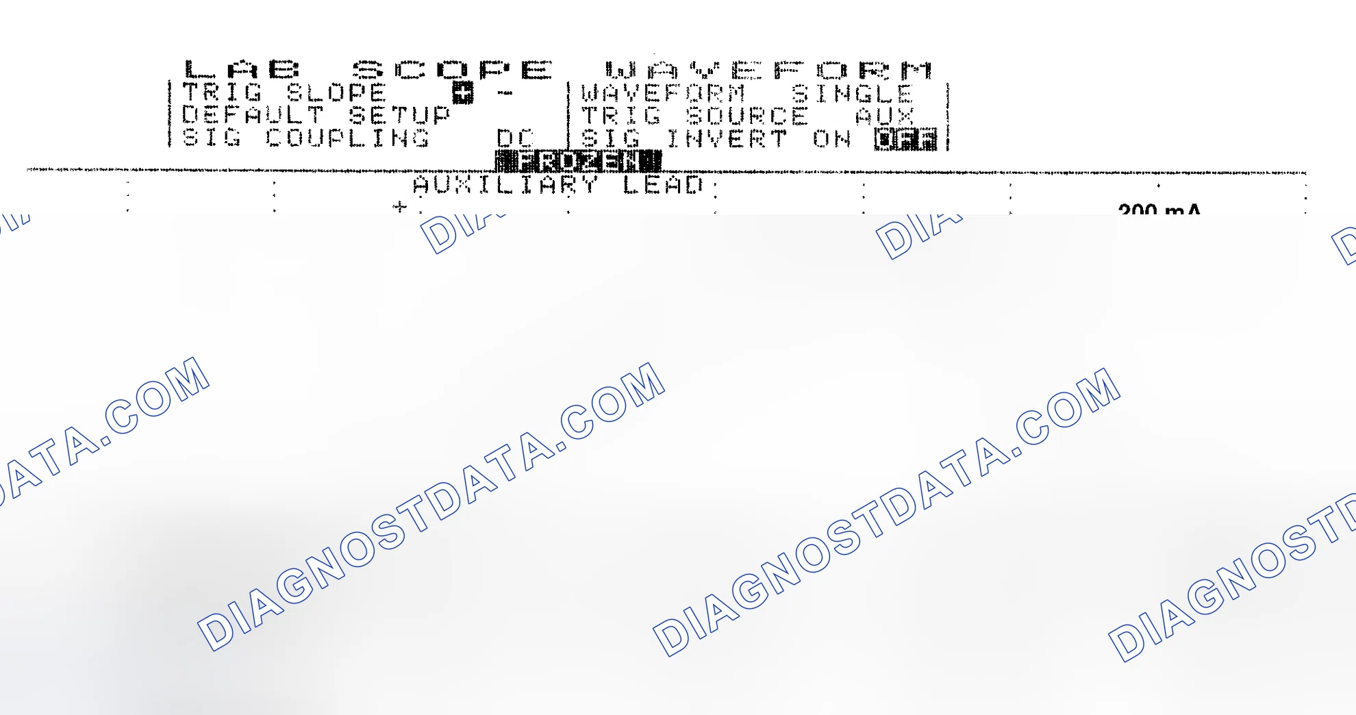 Scheme 13: Single Injector w/Normal Current Flow - Current Pattern