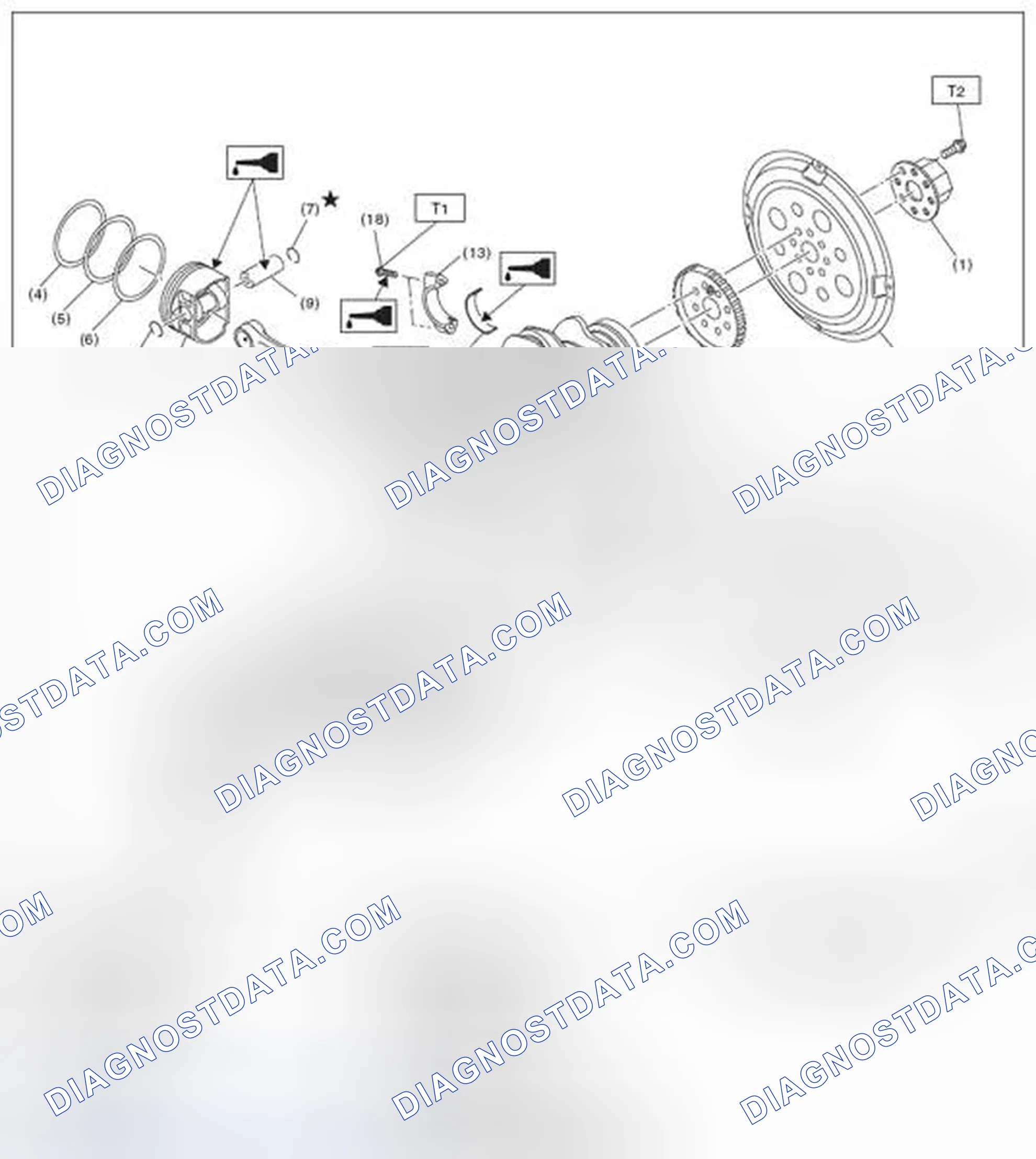 Scheme 475: CRANKSHAFT AND PISTON