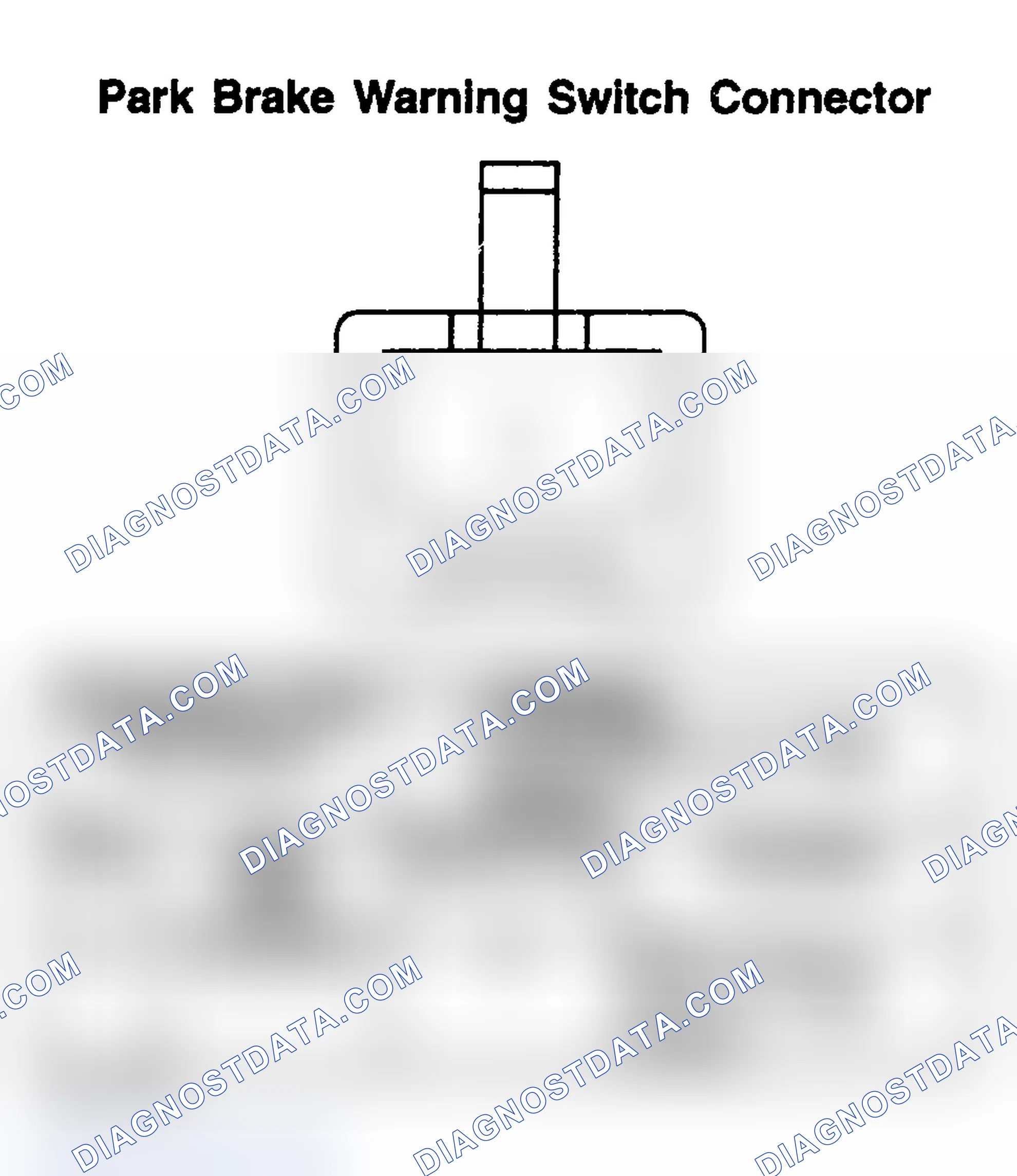 Scheme 205: PARK BRAKE WARNING SWITCH