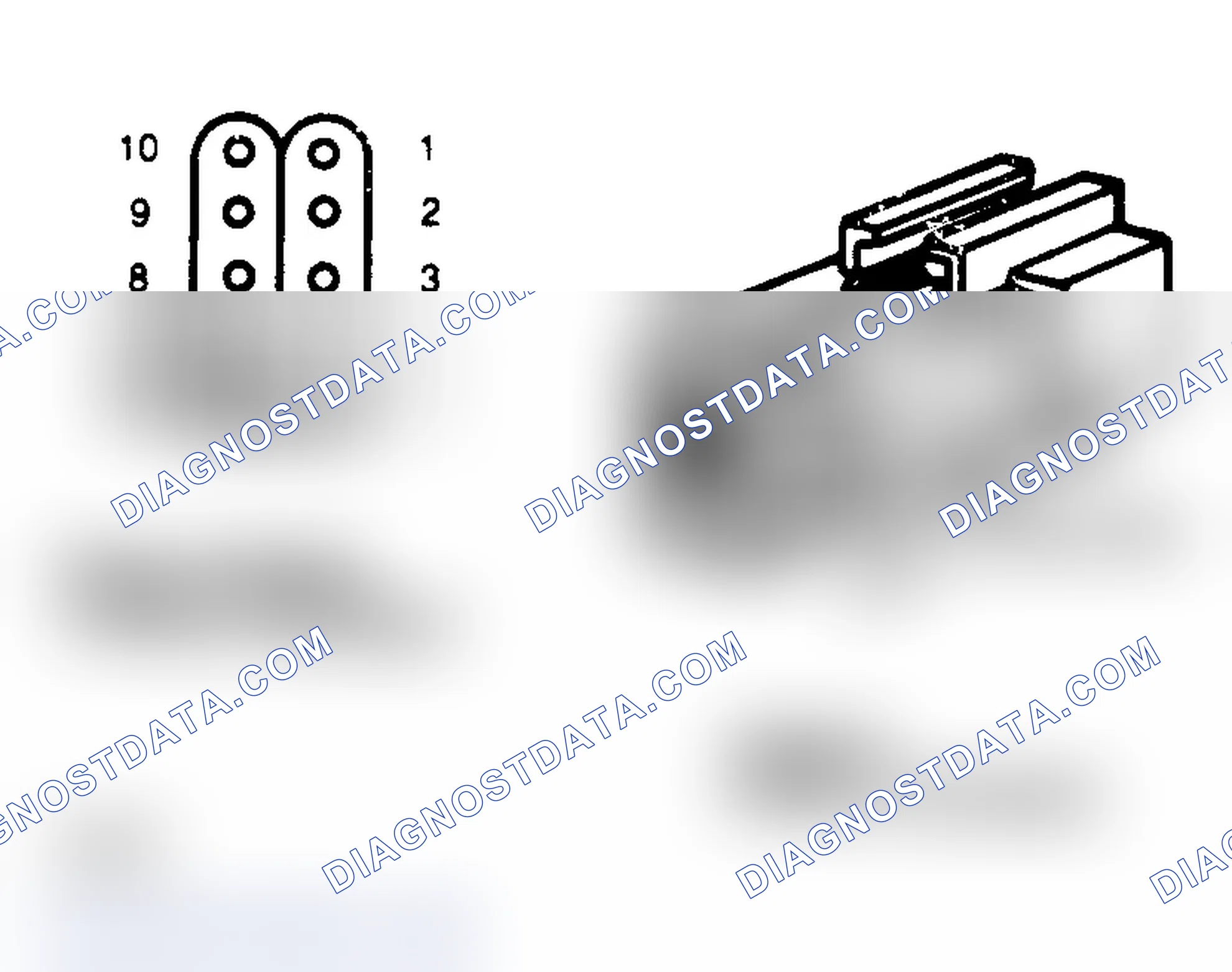 Scheme 134: Power Module 10-Wire Connector & Injector 6-Wire Connector