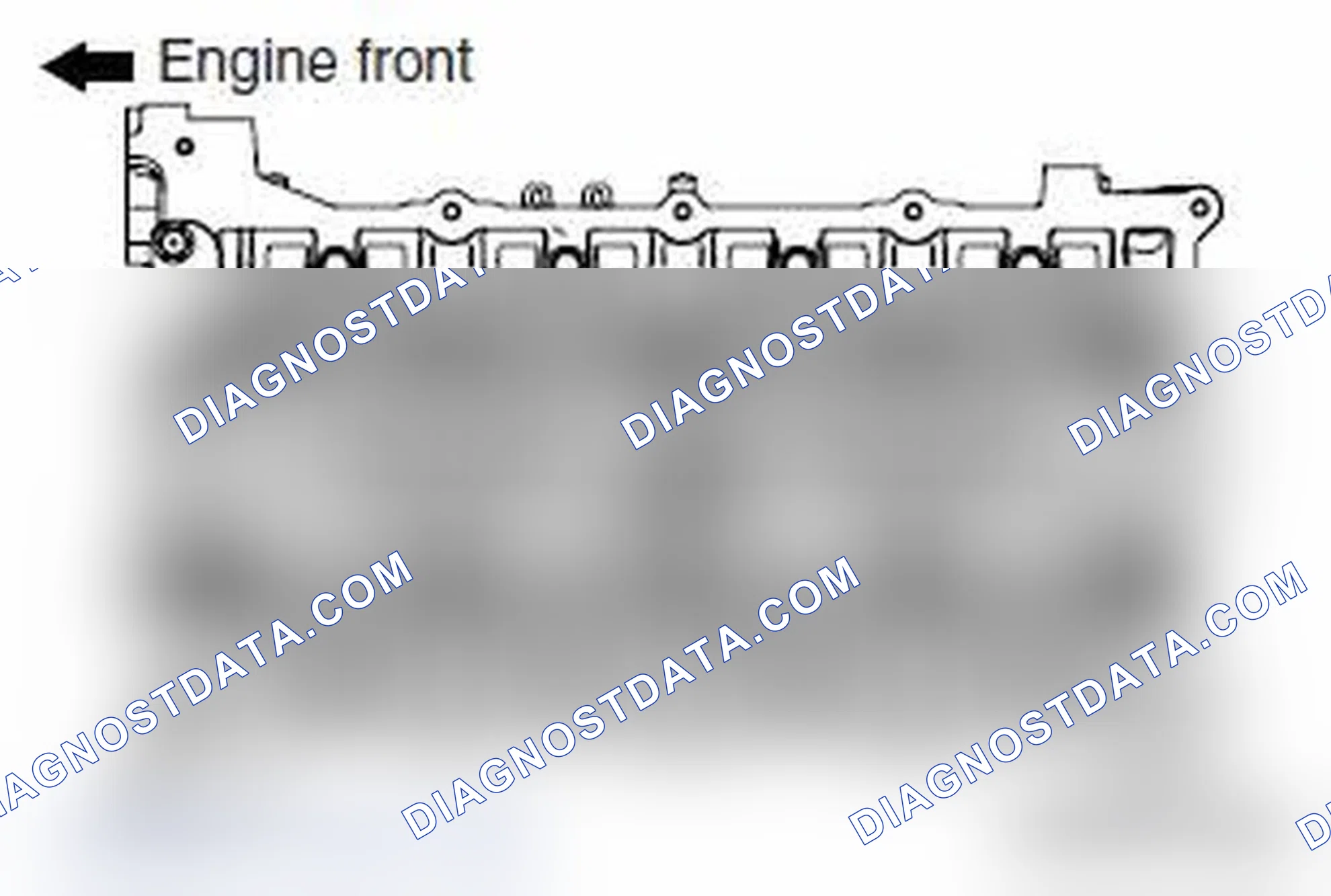 Scheme 311: >> B << CYLINDER HEAD BOLT ASSEMBLY/CYLINDER HEAD BOLT INSTALLATION