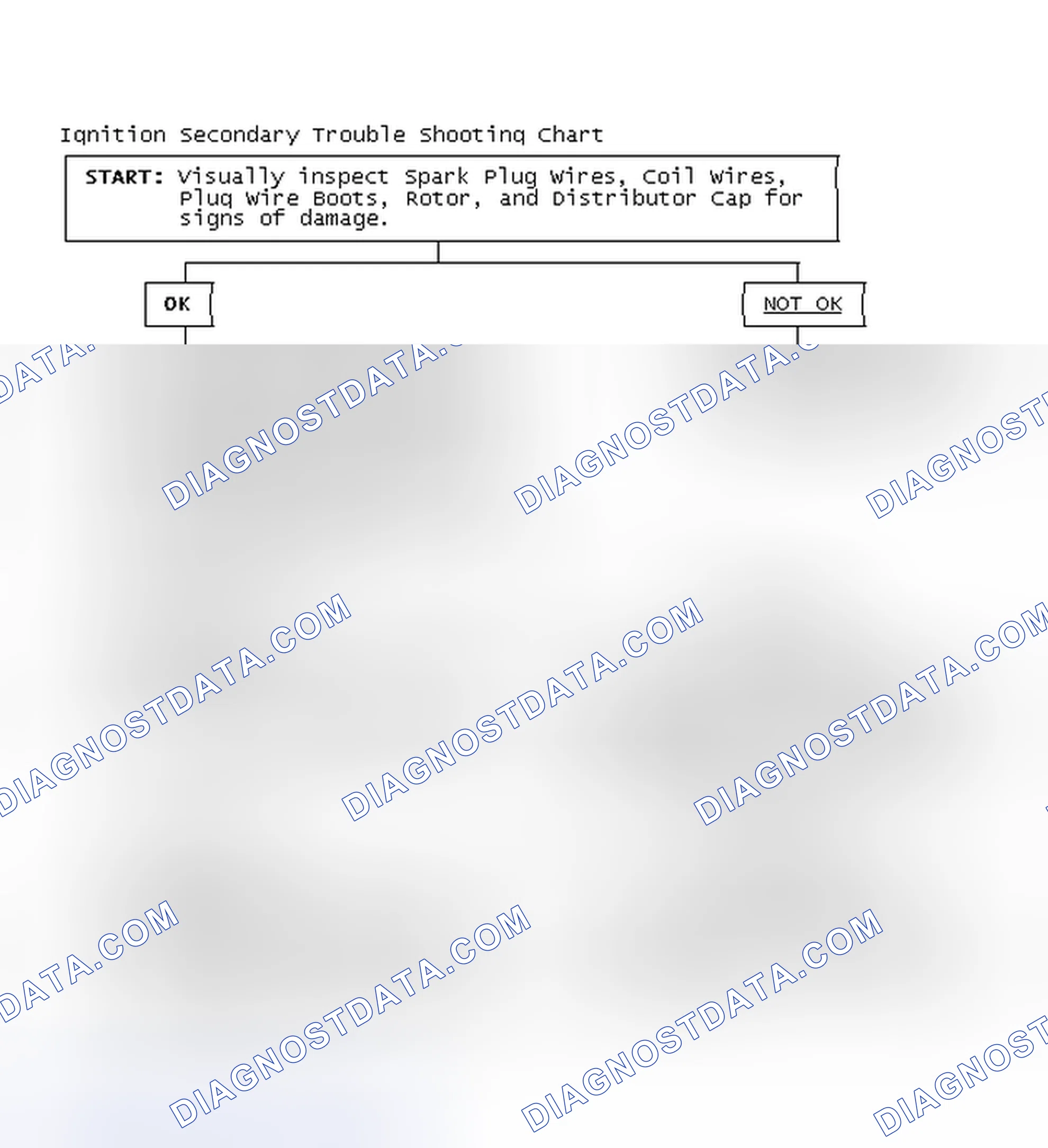 Scheme 1: Ignition Secondary Trouble Shooting Chart
