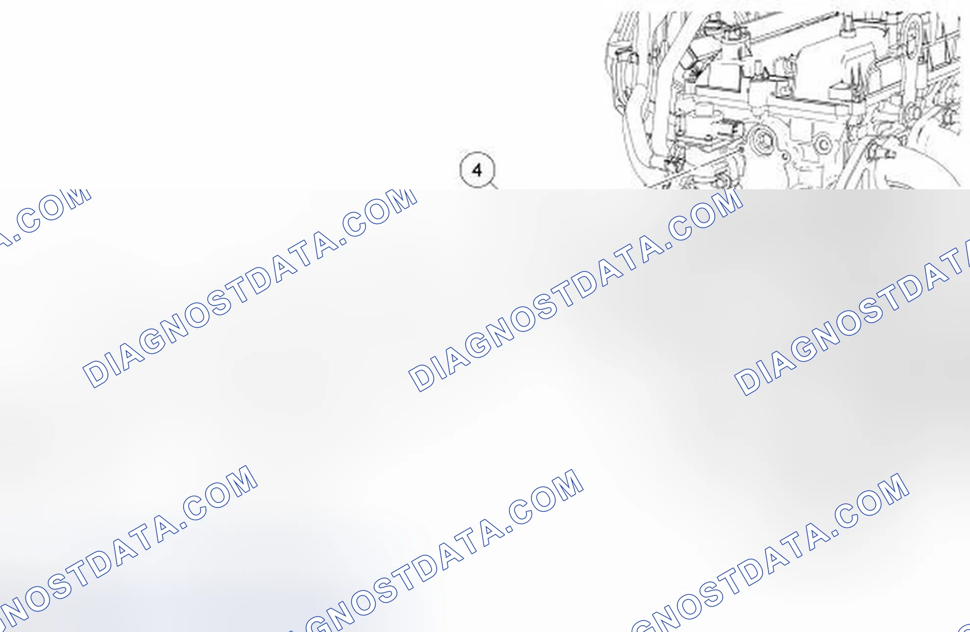 Scheme 18: Coolant Outlet Pipe - 2.3L, Rear