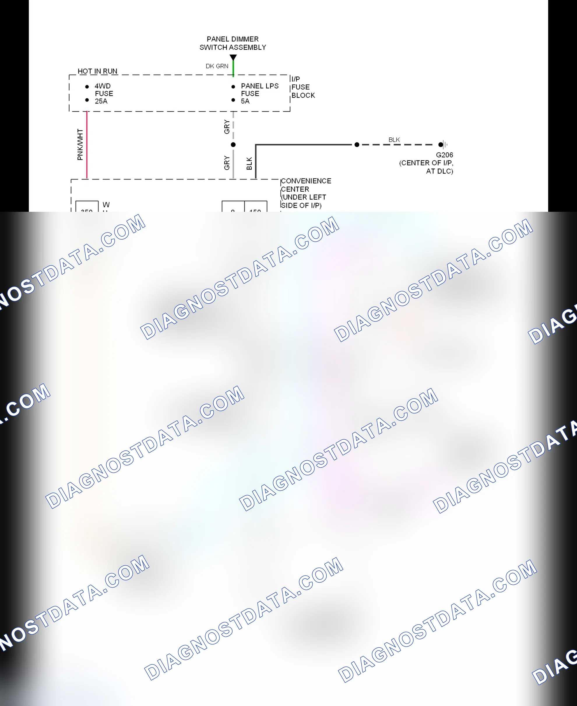 Scheme 7: Transfer Case Circuit (1993 Except H/D 4-Speed A/T)