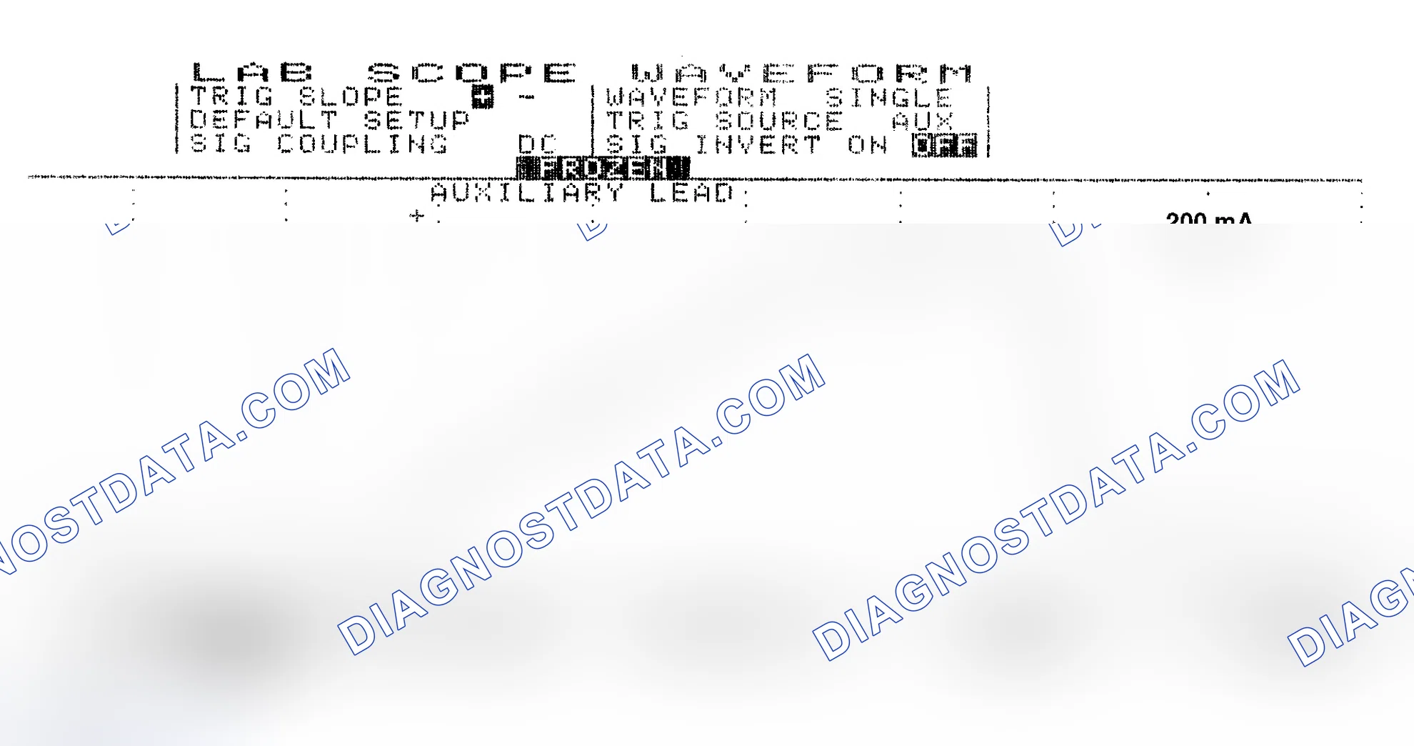 Scheme 13: Single Injector w/Normal Current Flow - Current Pattern