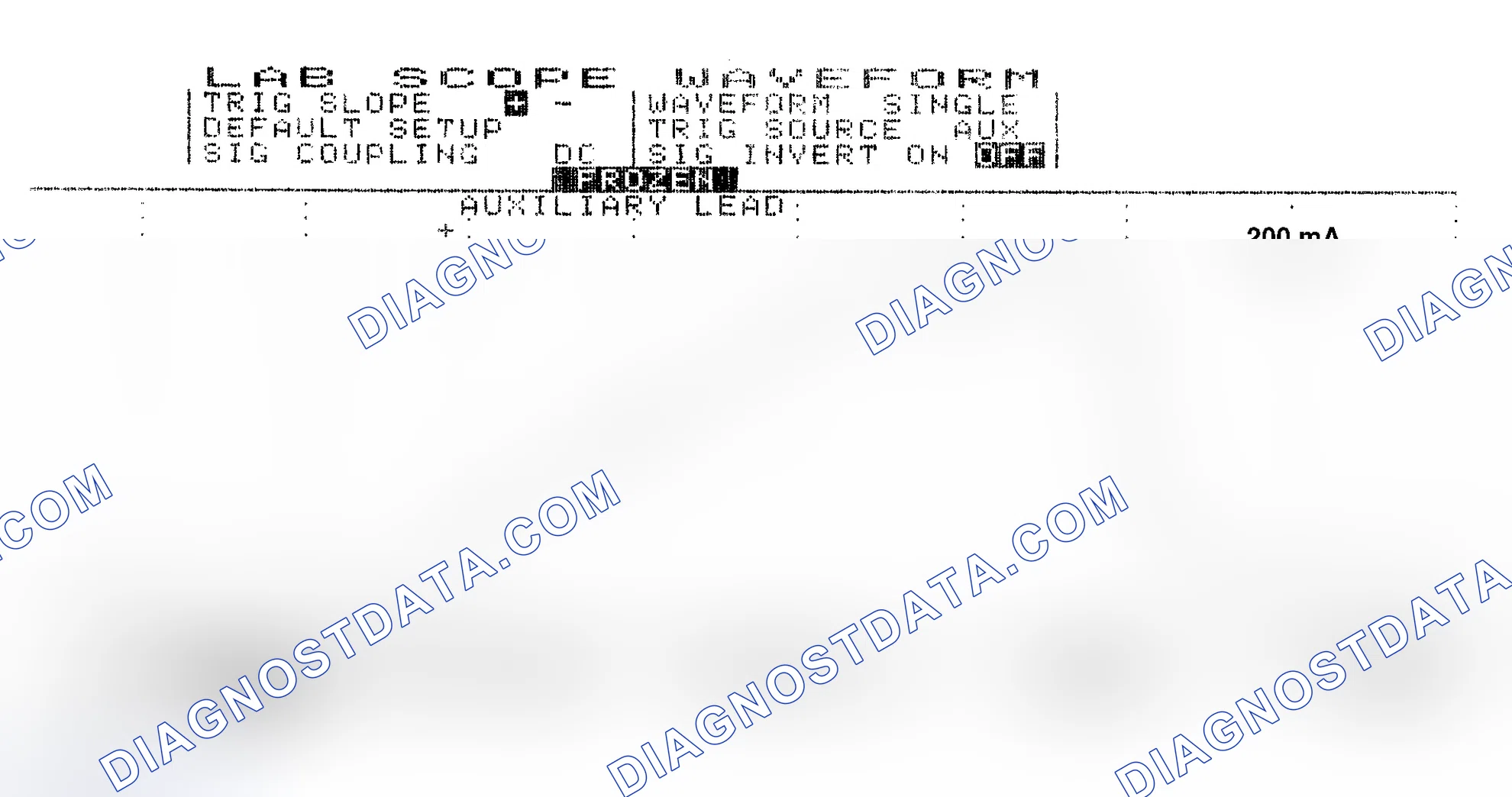 Scheme 13: Single Injector w/Normal Current Flow - Current Pattern