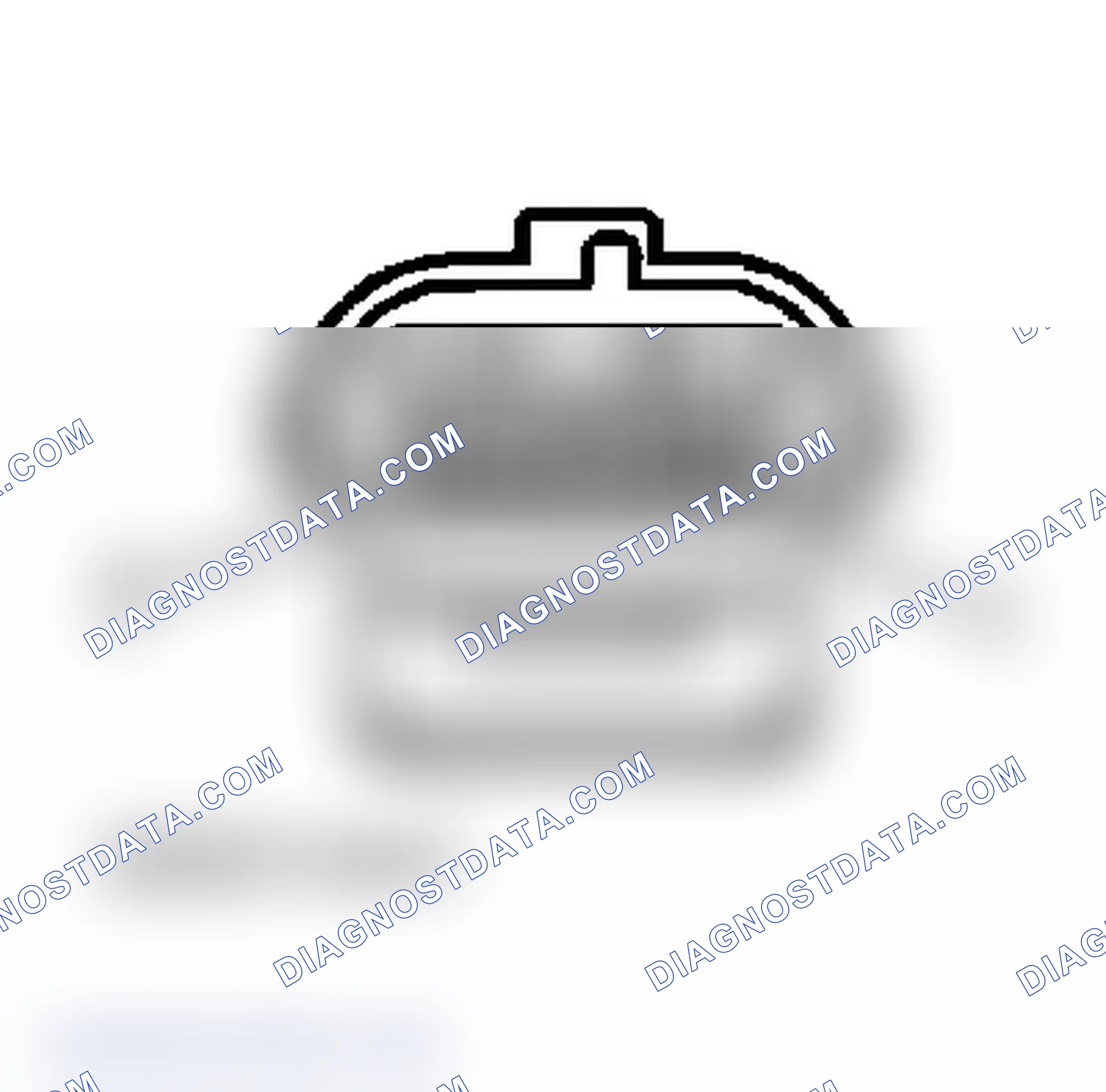Scheme 12: Engine Coolant Temperature Sensor Connector End View (2.5L)