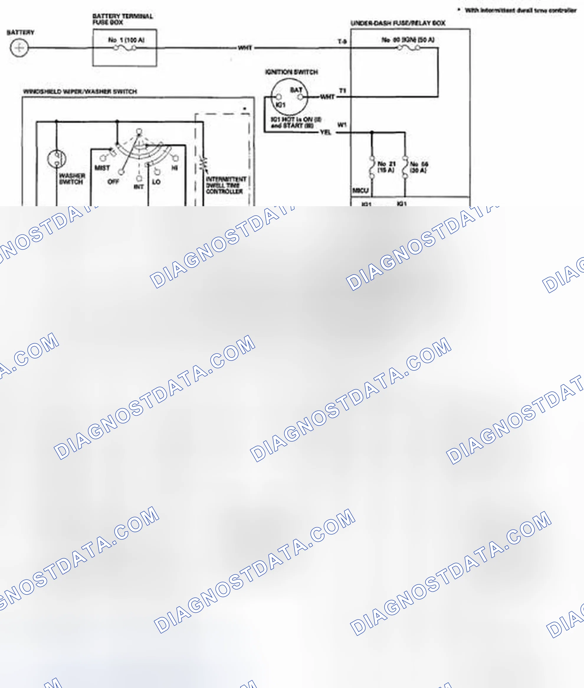 Scheme 14: Circuit Diagram - Windshield