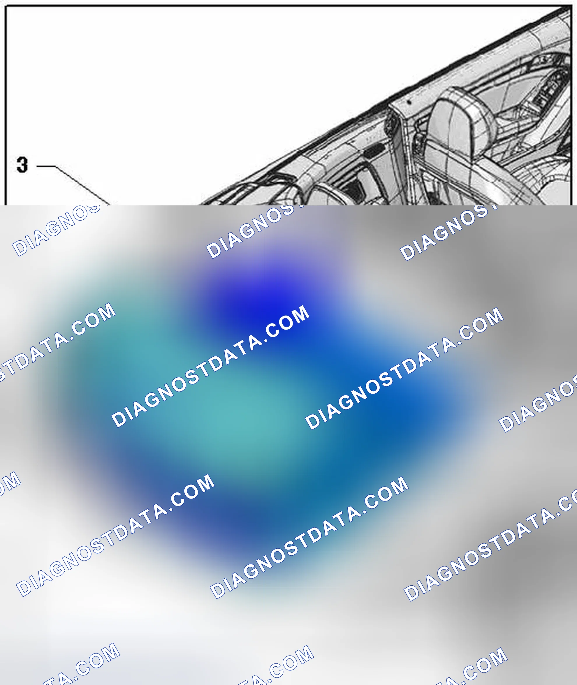 Scheme 153: LUGGAGE COMPARTMENT TRIM OVERVIEW