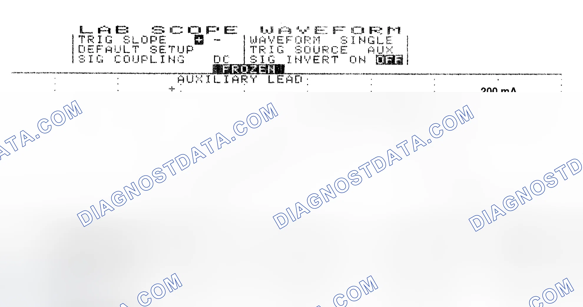 Scheme 13: Single Injector w/Normal Current Flow - Current Pattern
