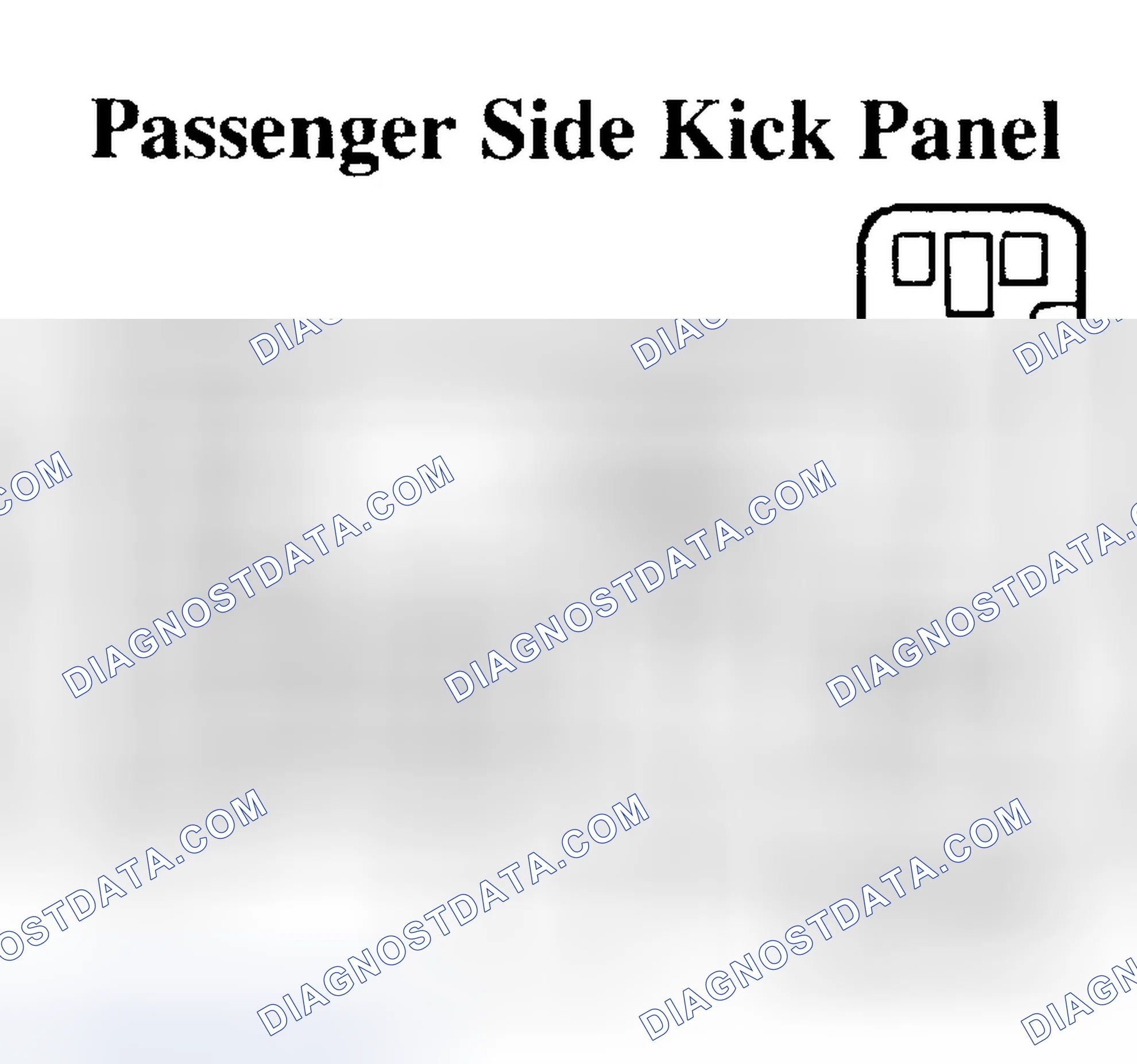Scheme 3: INTERIOR FUSE PANEL IDENTIFICATION - 1993