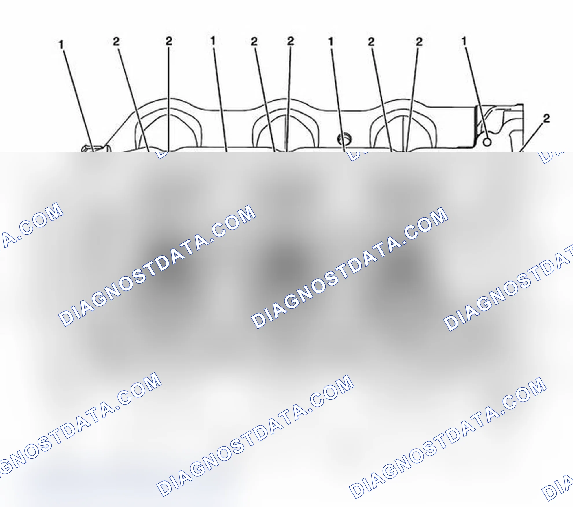 Scheme 86: Right Cylinder Head Camshaft Cover Face