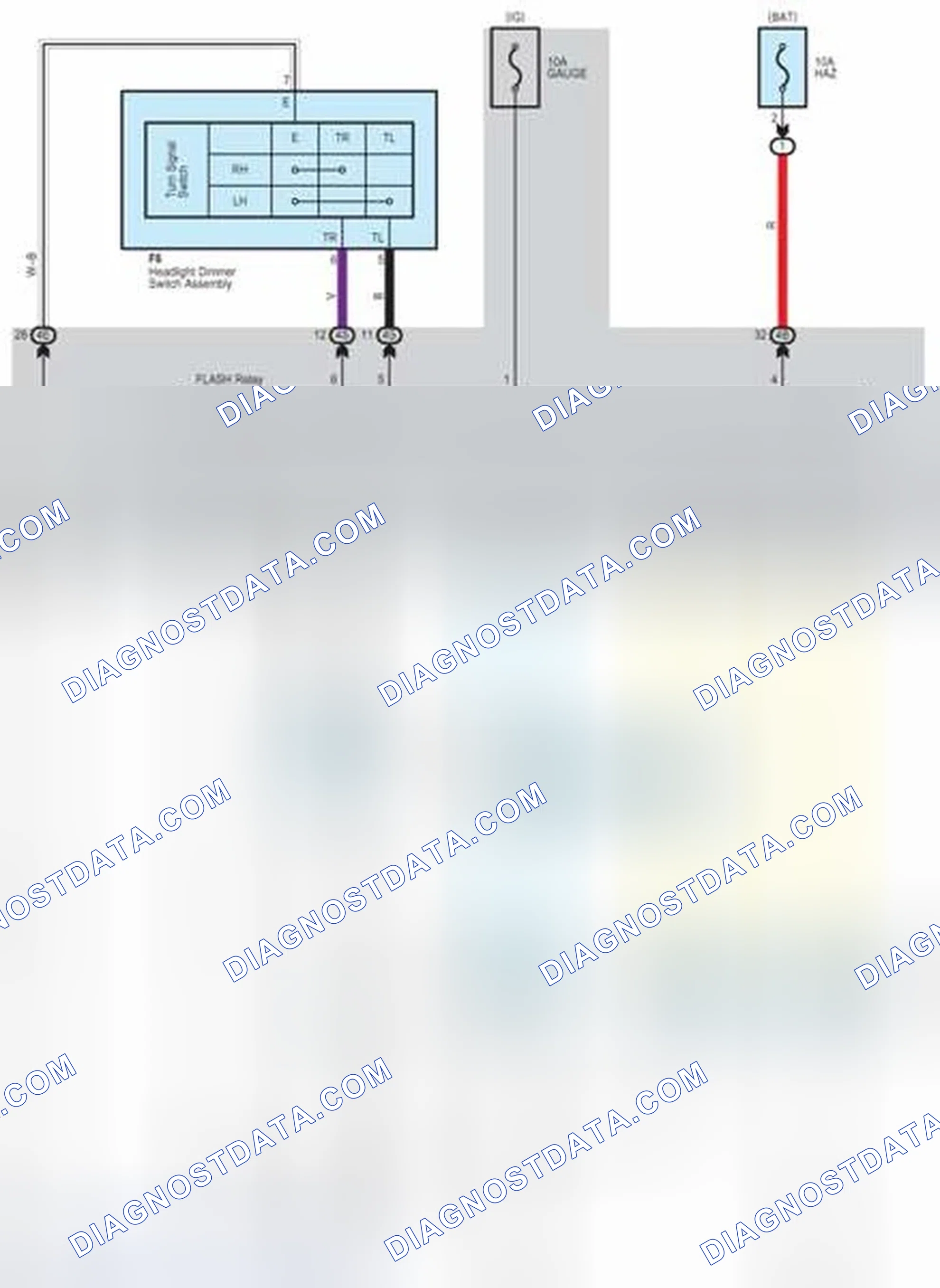 Scheme 54: Turn Signal and Hazard Warning Light