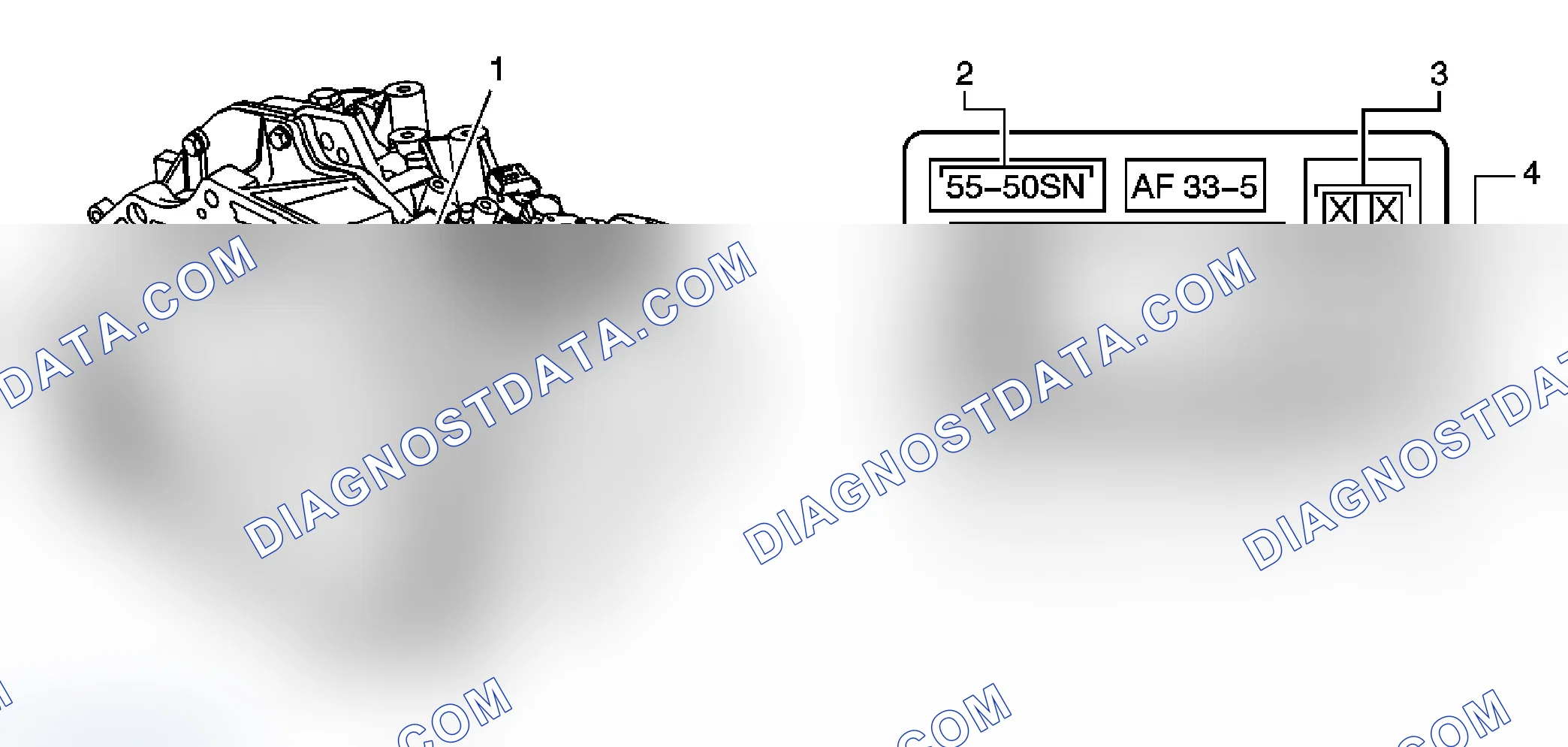 Scheme 40: Transmission ID and VIN Derivative Location (AF33-5)